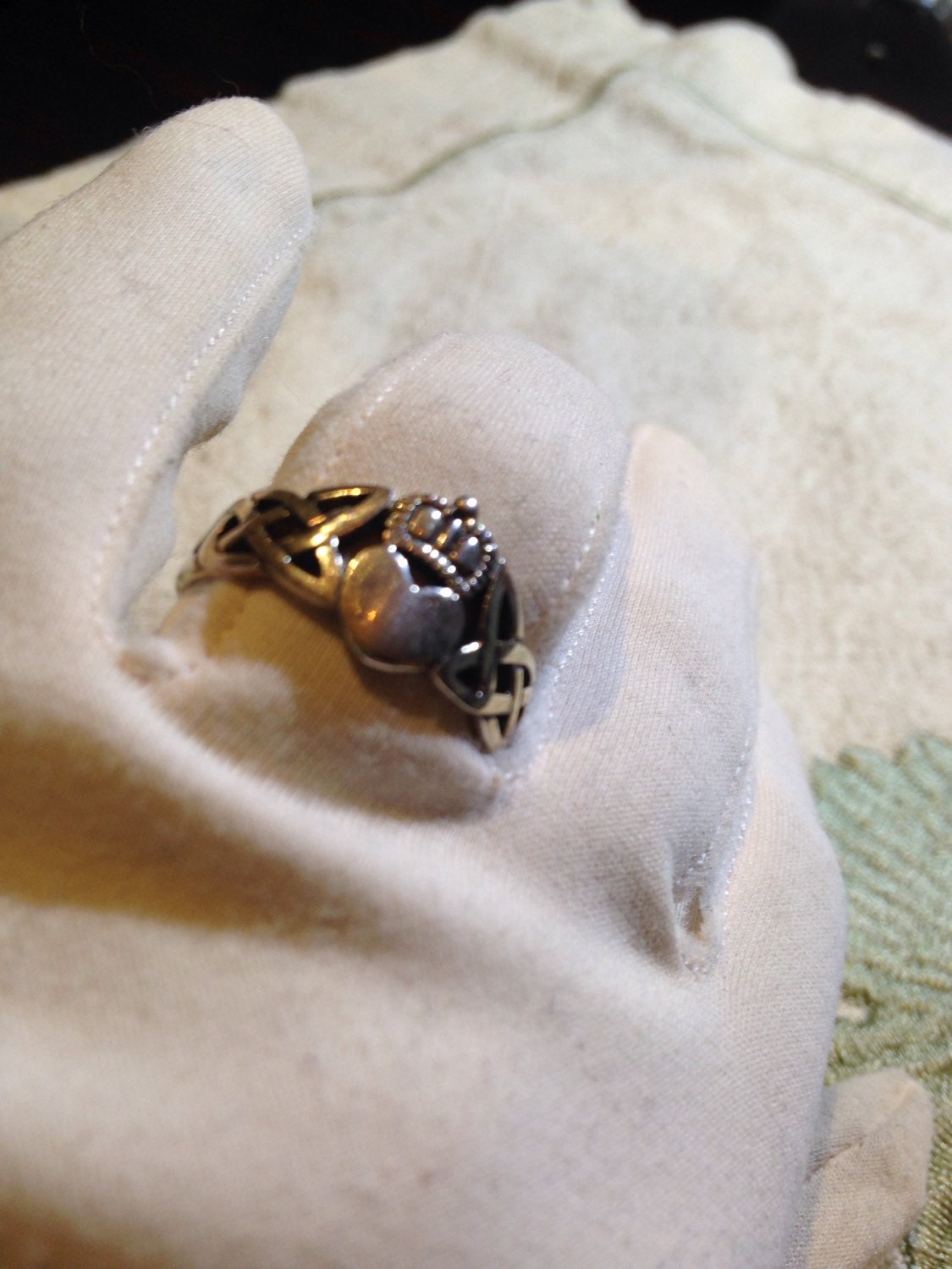 Vintage 925 Sterling Silver Cladaugh Ring