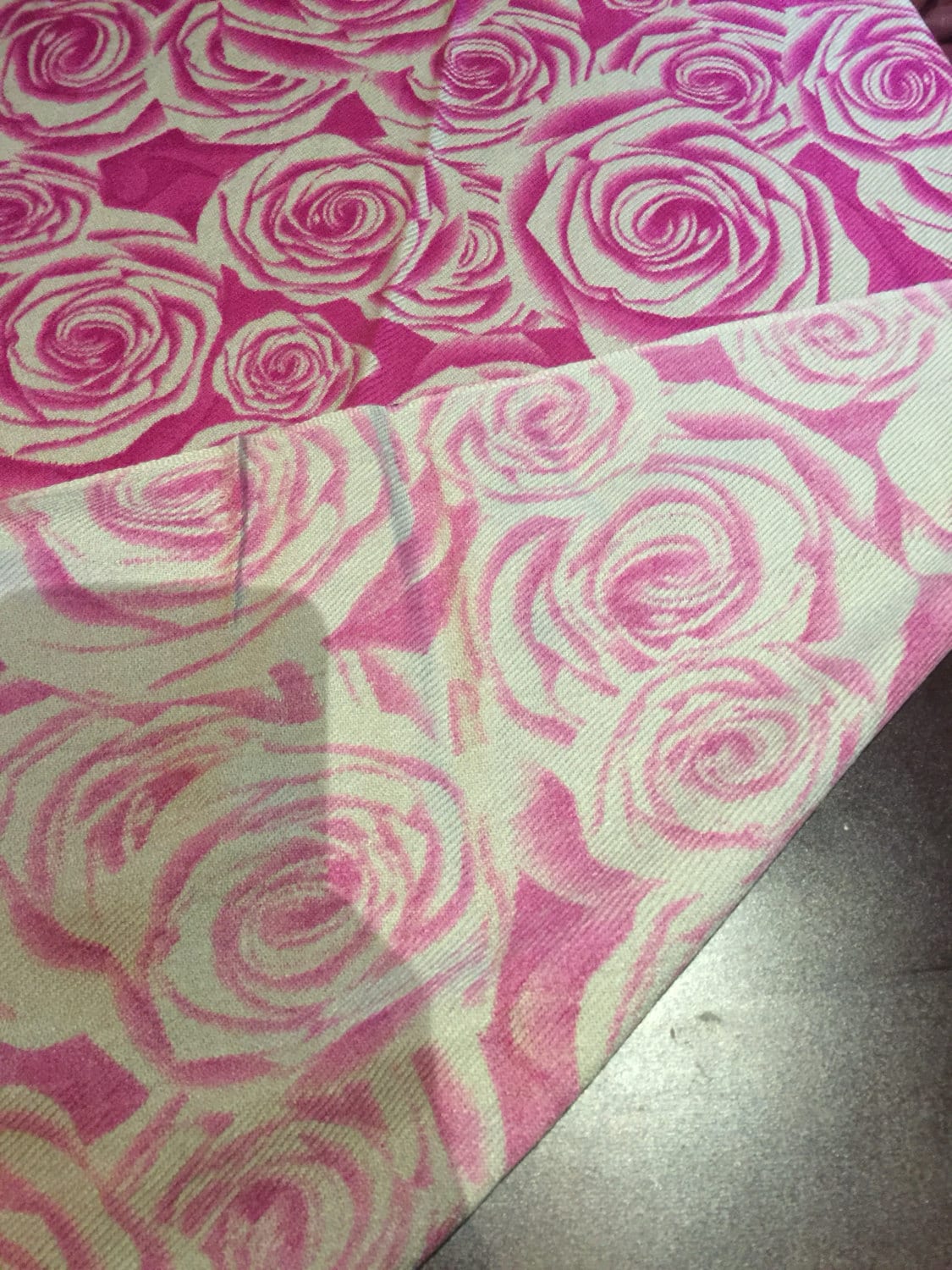 Vintage Styled Rose Pashmina Wrap Shawl