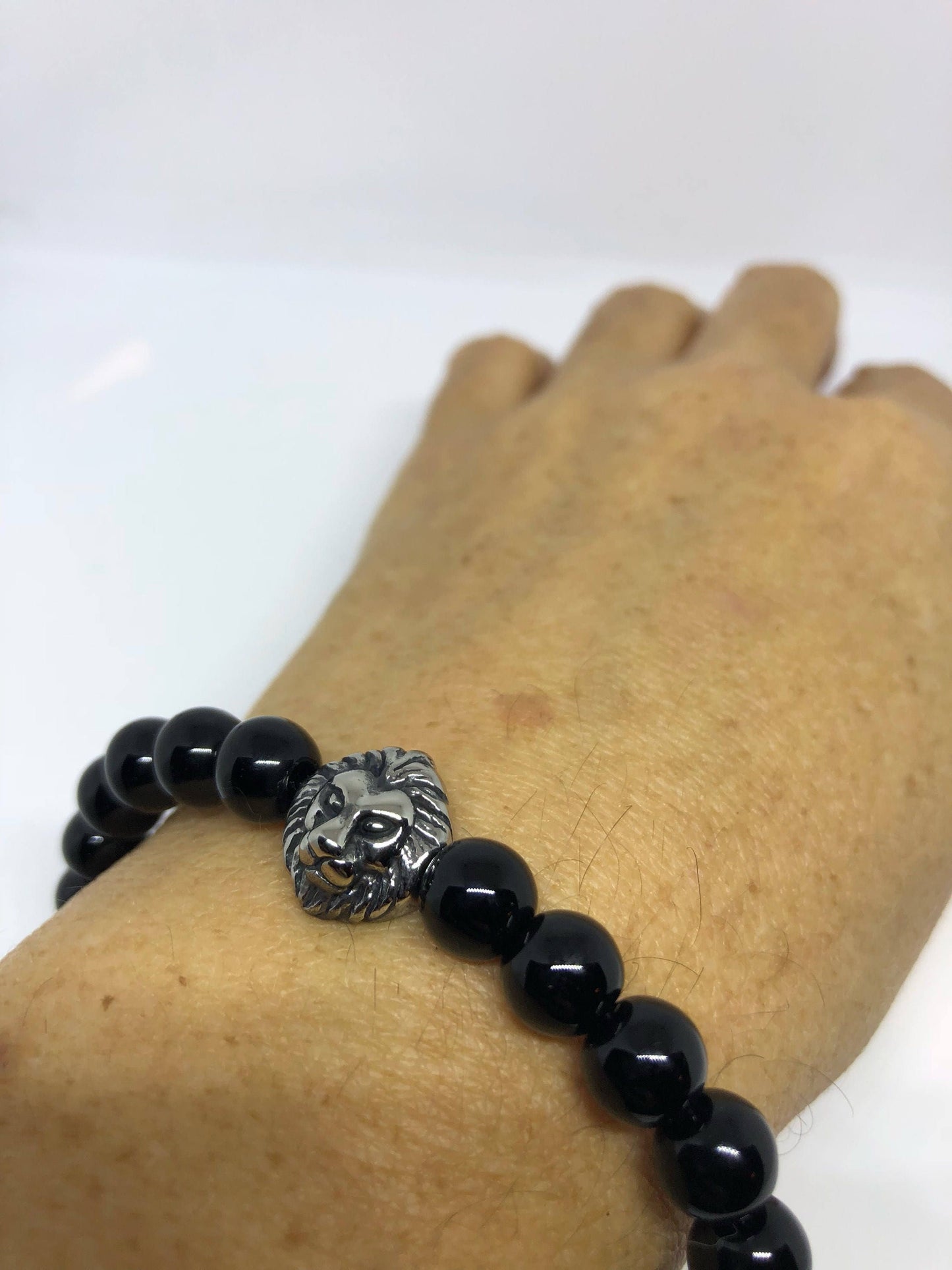 Vintage Style Unisex Mens Stretch Skull Bracelet