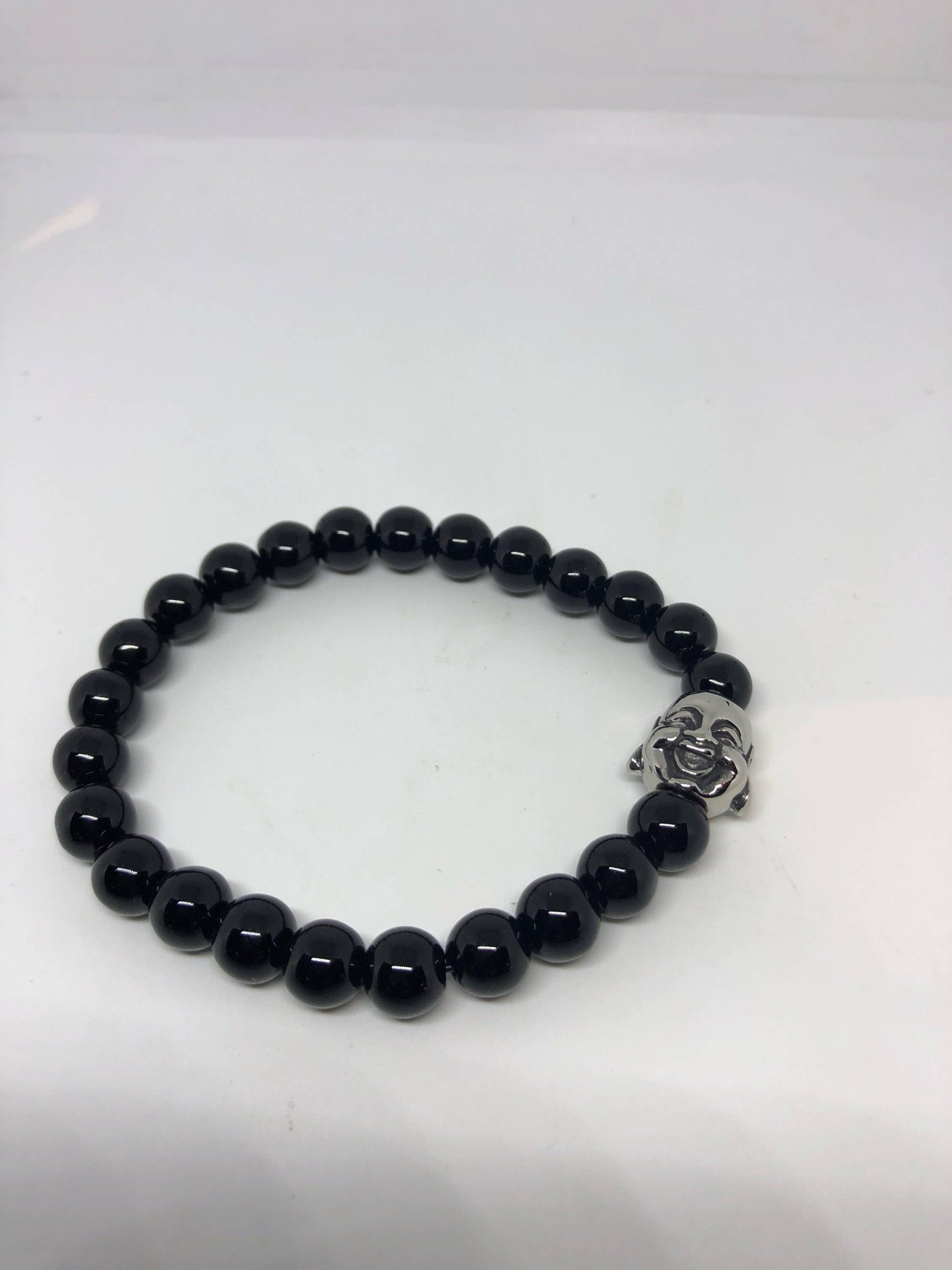 Vintage Style Unisex Mens Stretch Buddha Bracelet