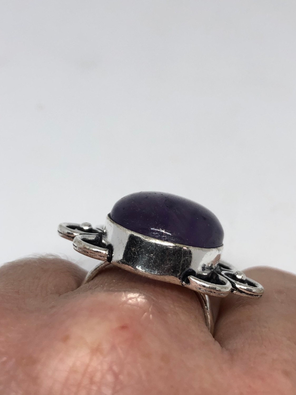 Vintage Purple Genuine Amethyst Ring