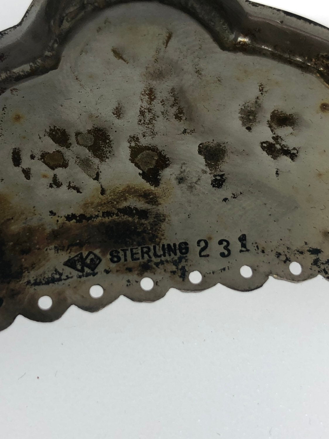 Vintage Victorian Sterling Silver Hand Bag frame