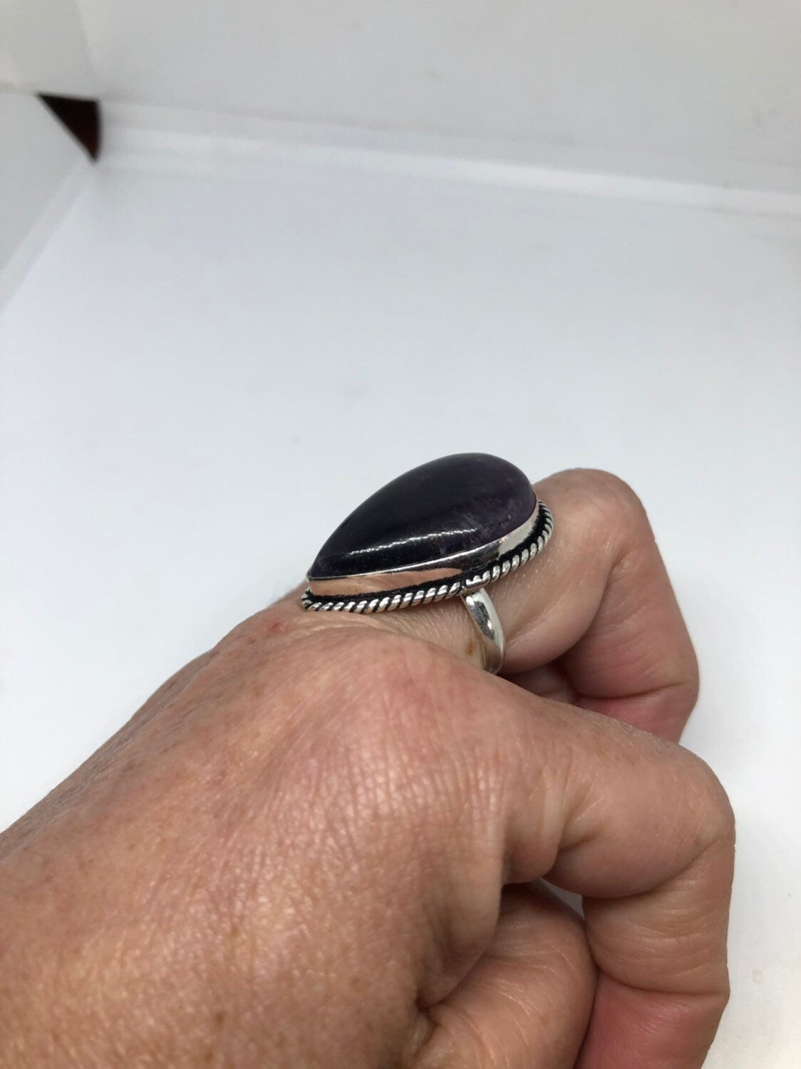 Vintage Purple Genuine Amethyst Ring