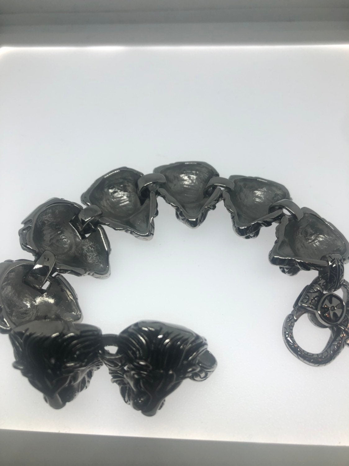 Vintage Style Unisex Mens Stainless Steel Gothic lion leo Bracelet