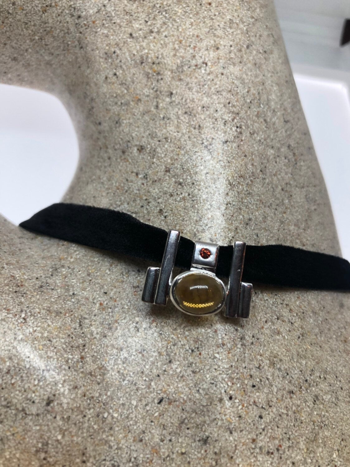 Vintage Handmade Sterling Silver Golden Lemon Citrine Pendant