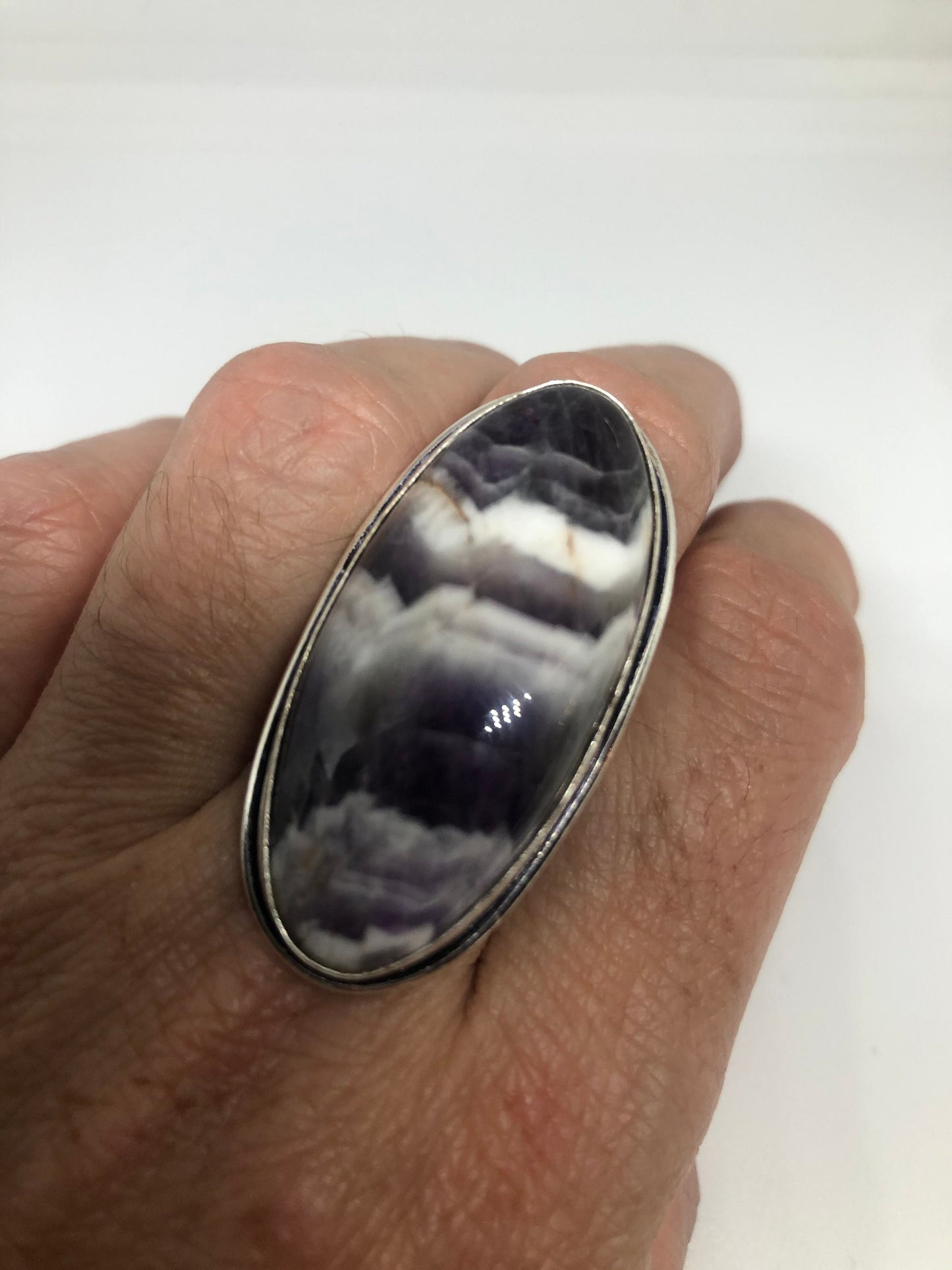 Vintage Genuine Amethyst ringsize 8