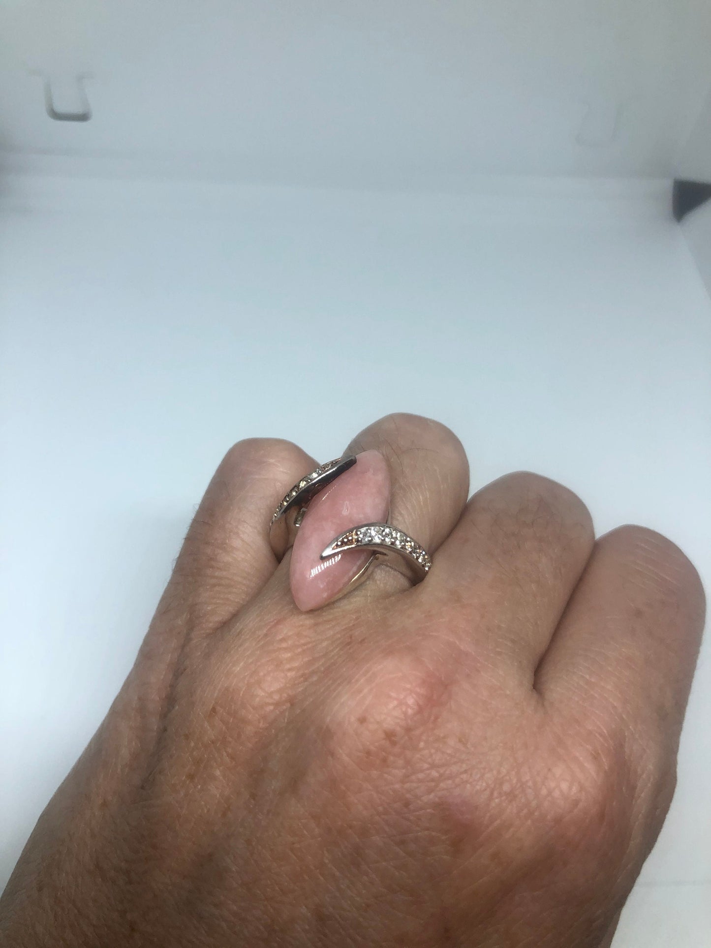 Vintage Rose 925 Sterling Silver Ring