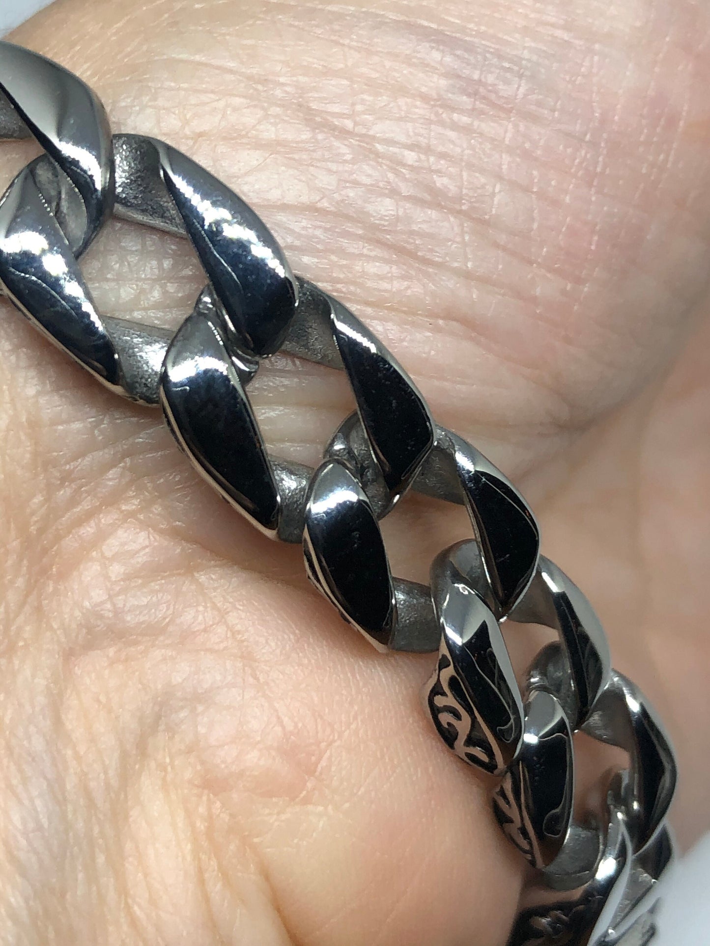 Vintage Style Unisex Men Stainless Steel Bracelet