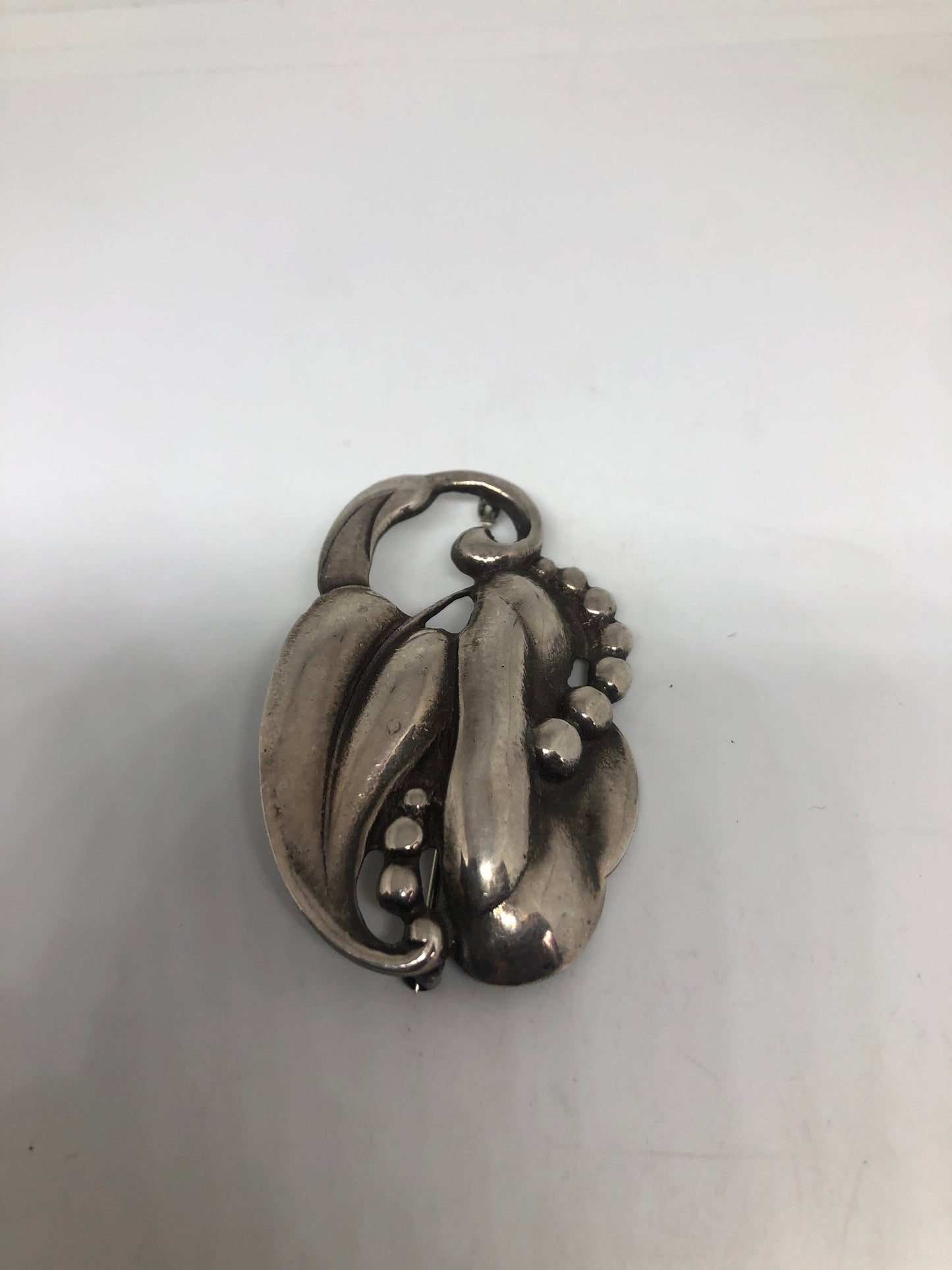 Vintage Hand Made 925 Sterling Silver Brooch Pin