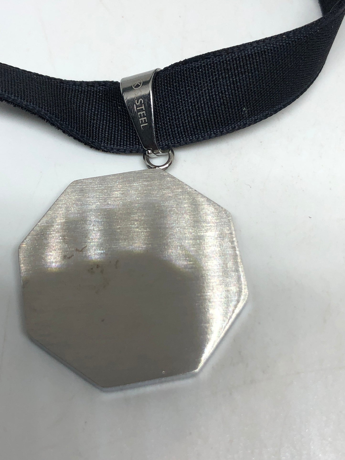 Vintage Yin Yang Stainless Steel Gothic Pendant Necklace