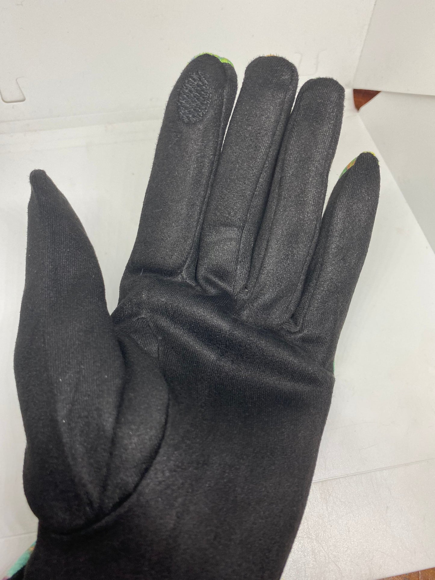 Vintage Style Impressionist Ultraseude Fleece Gloves