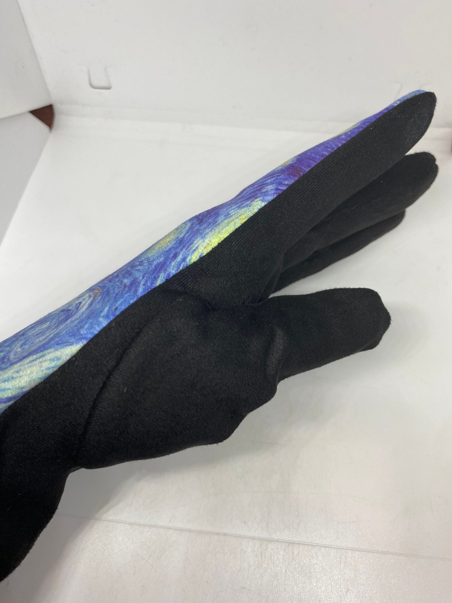 Vintage Style Impressionist Ultraseude Fleece Gloves