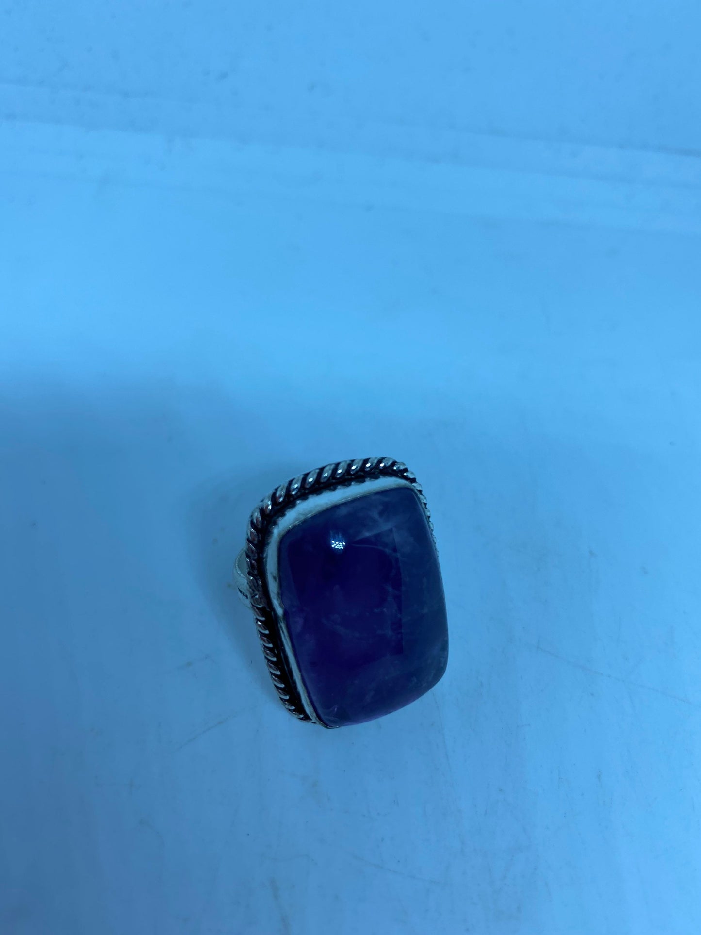 Vintage Genuine Amethyst Ring Size 7