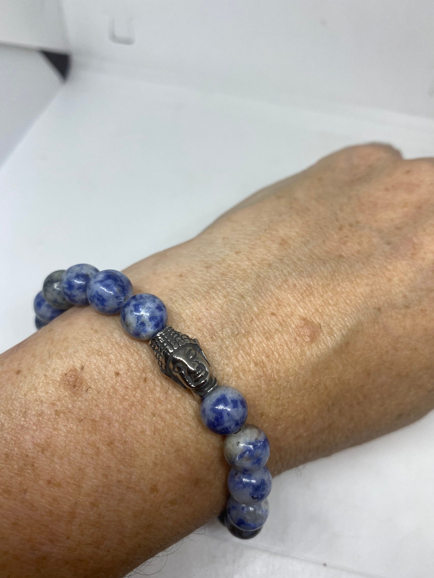 Vintage Style Unisex Mens Stretch Buddha Bracelet
