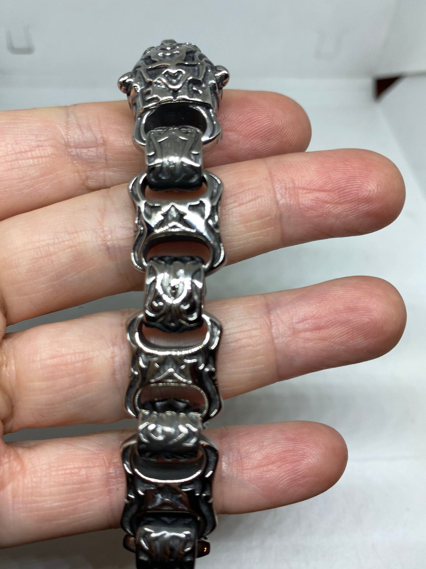 Vintage Style Unisex Men Stainless Steel Bracelet