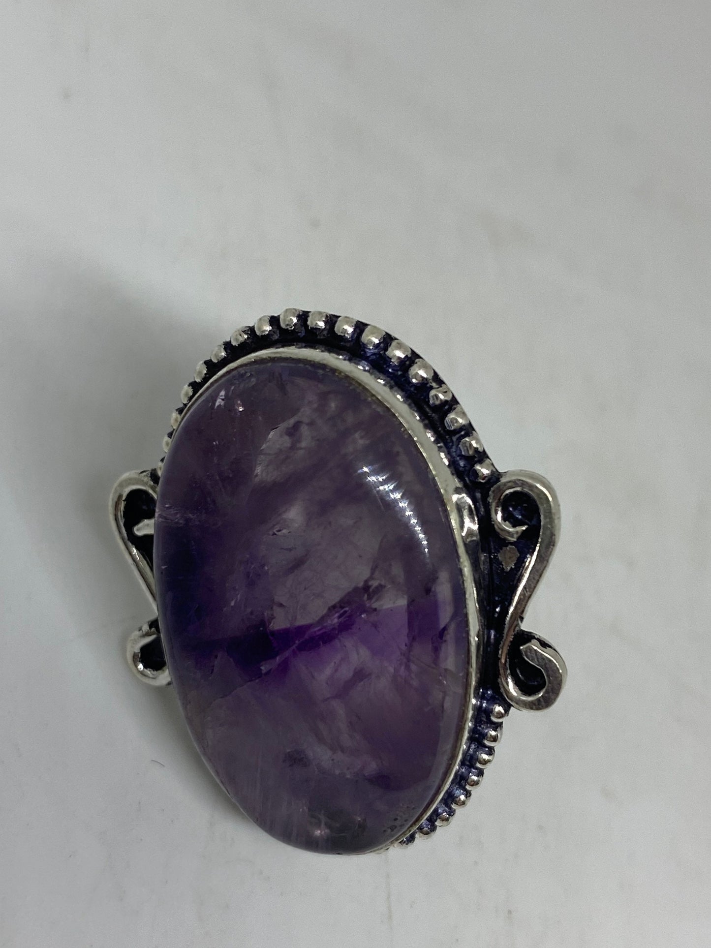 Vintage Genuine Amethyst Ring Size 7