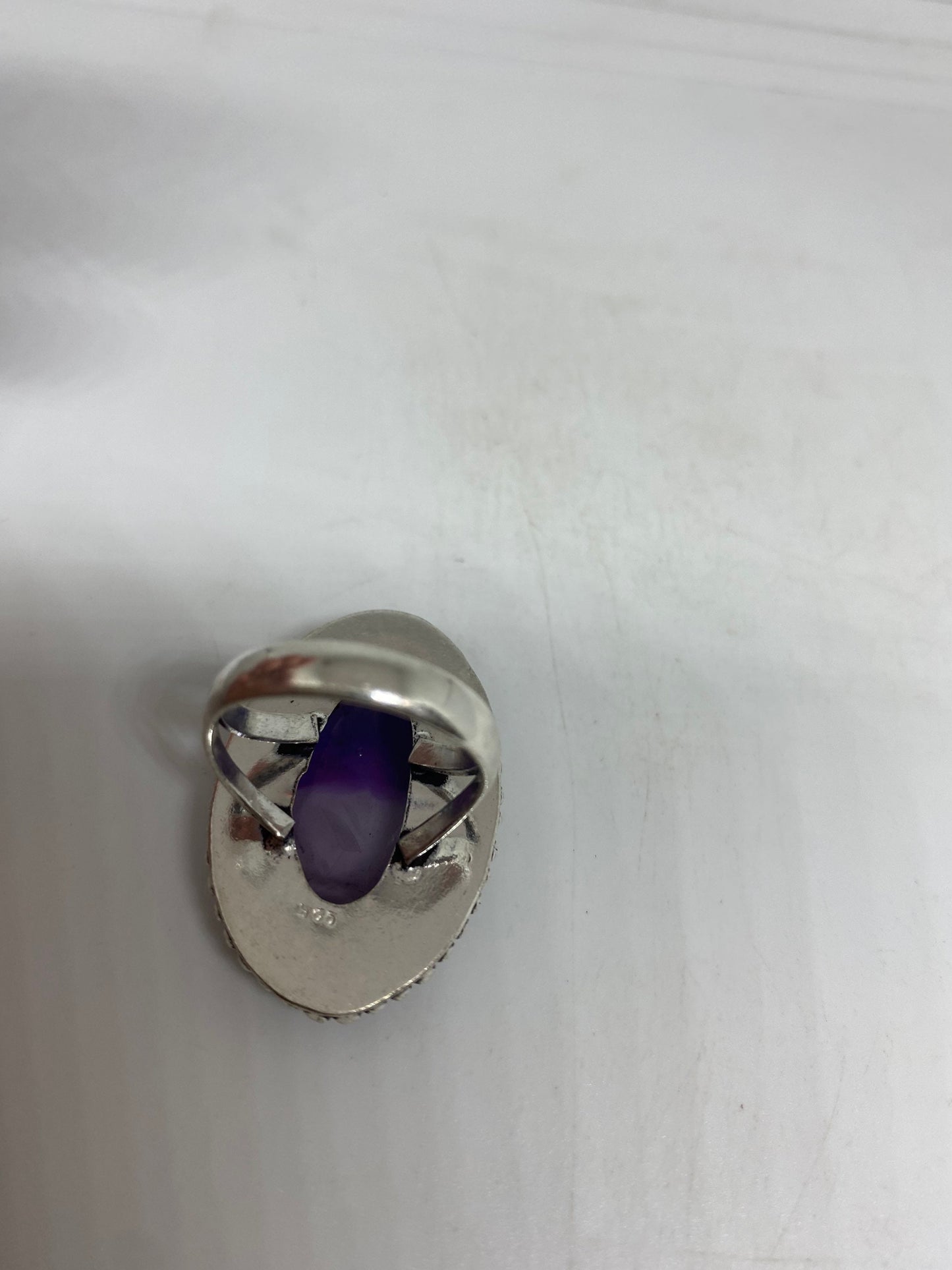 Vintage Genuine Amethyst Ring Size 8