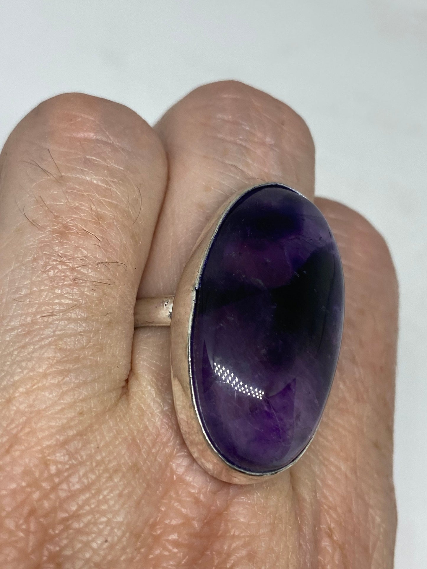 Vintage Genuine Amethyst ringsize 7.5