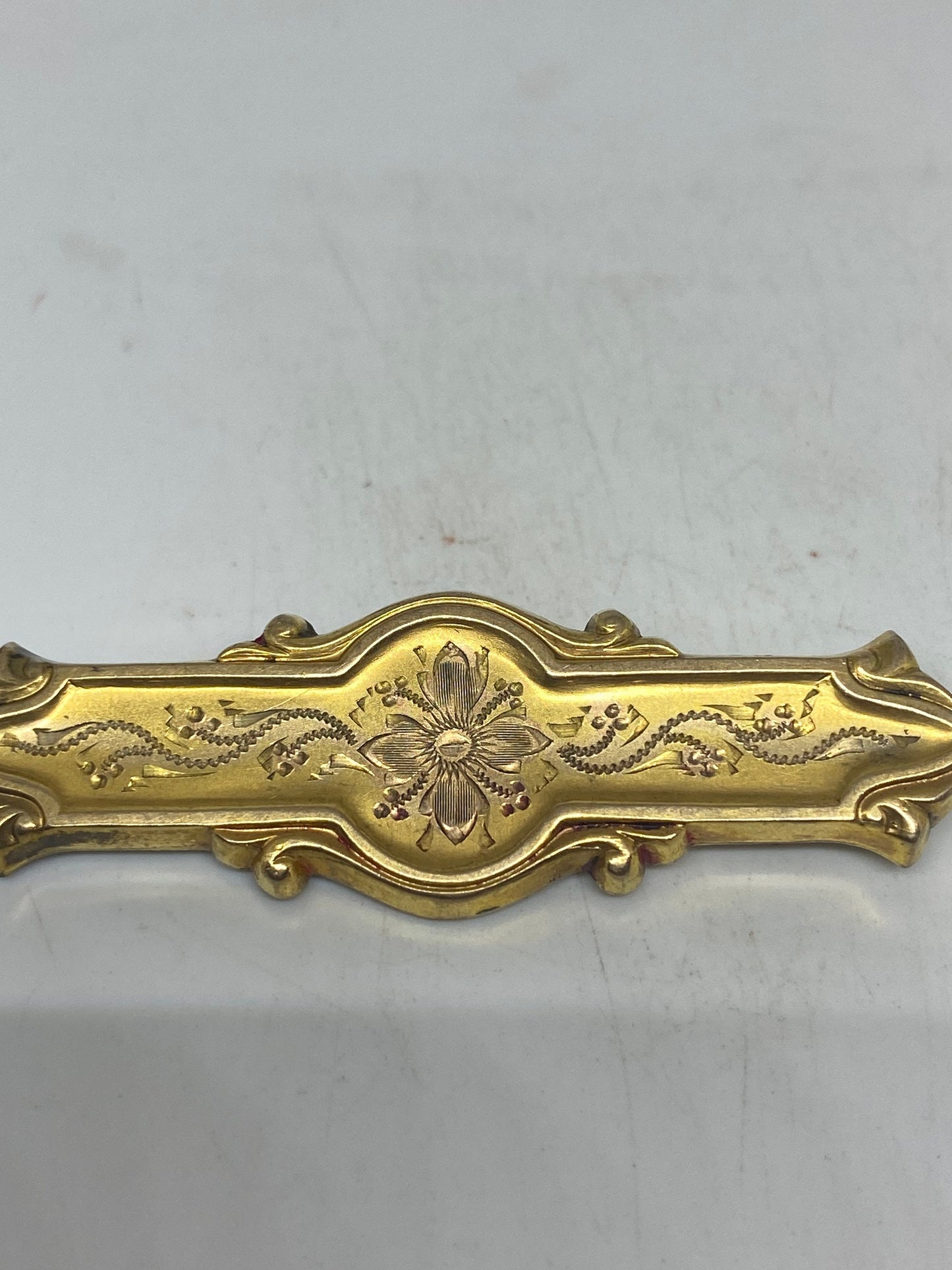 Vintage Flower Gold filled Brooch Pin