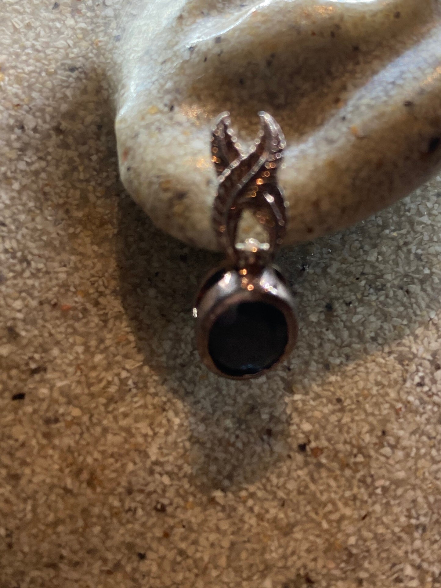 Vintage Black Hematite Earring 925 Sterling Silver Deco Dangle Chandelier