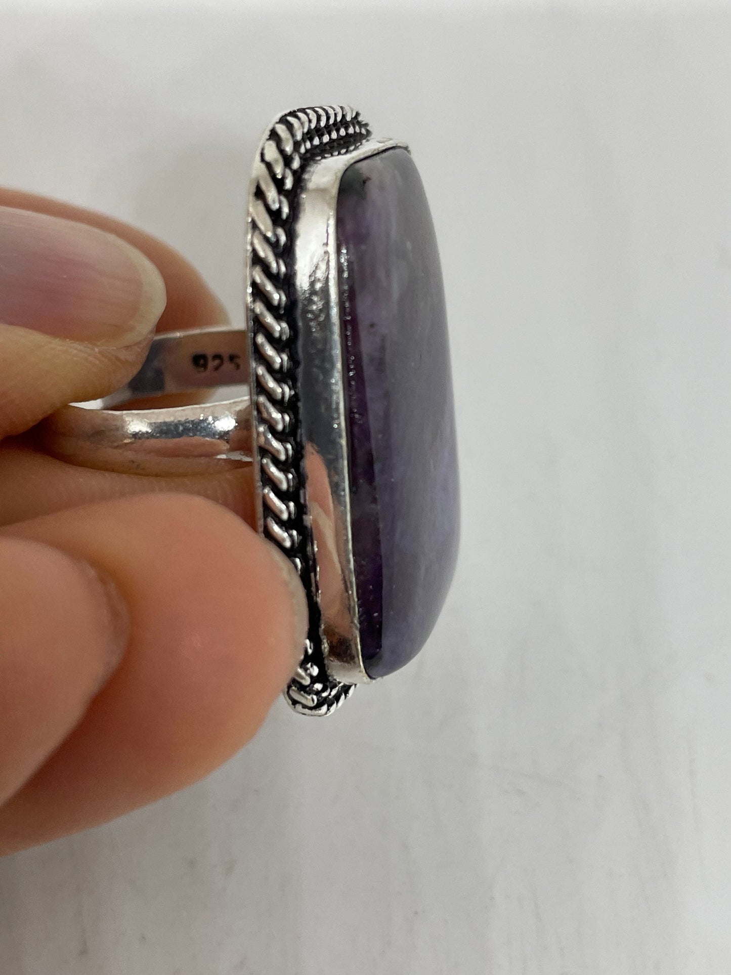 Vintage Purple Genuine Amethyst Ring