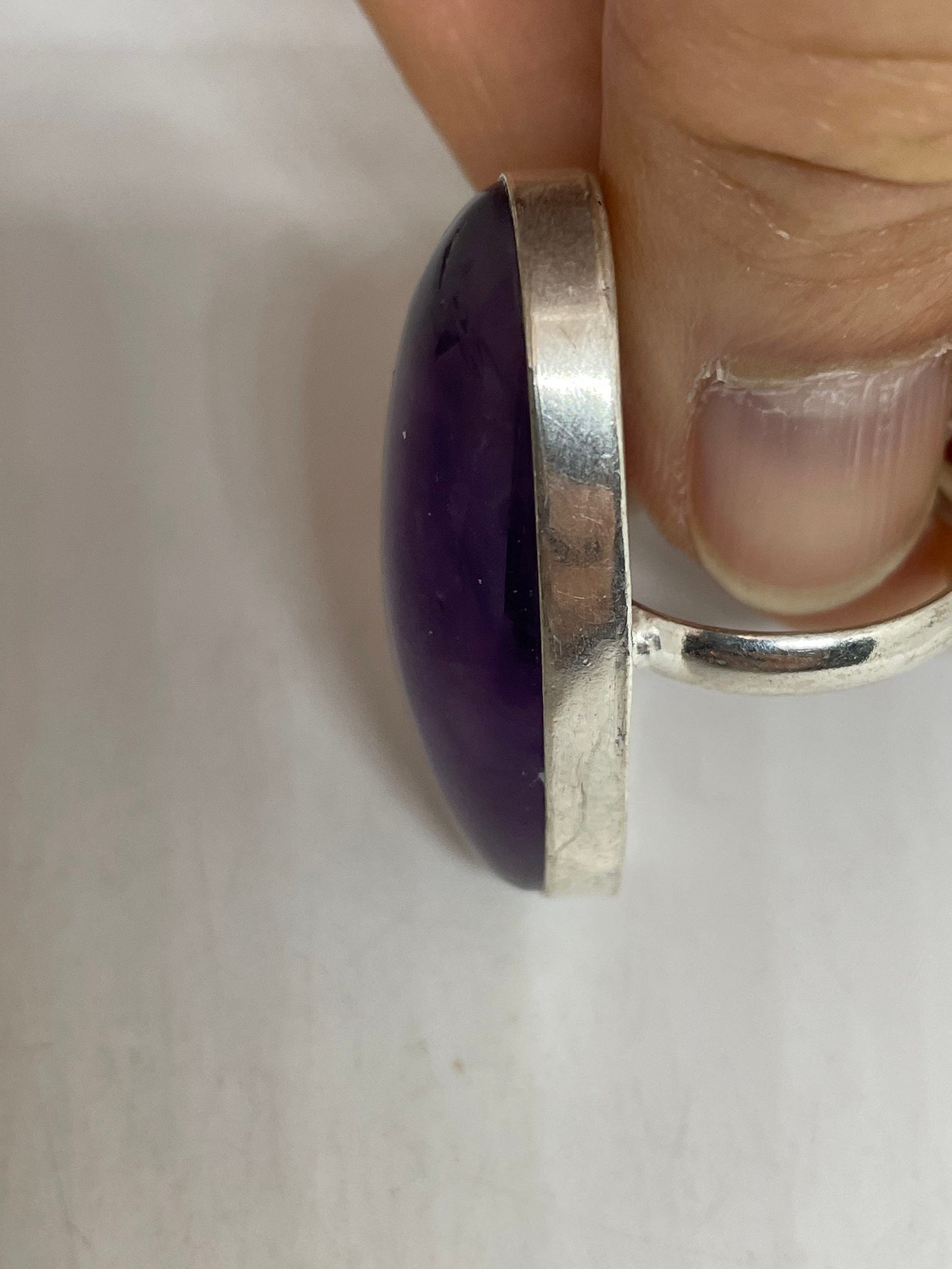 Vintage Purple Genuine Amethyst Ring