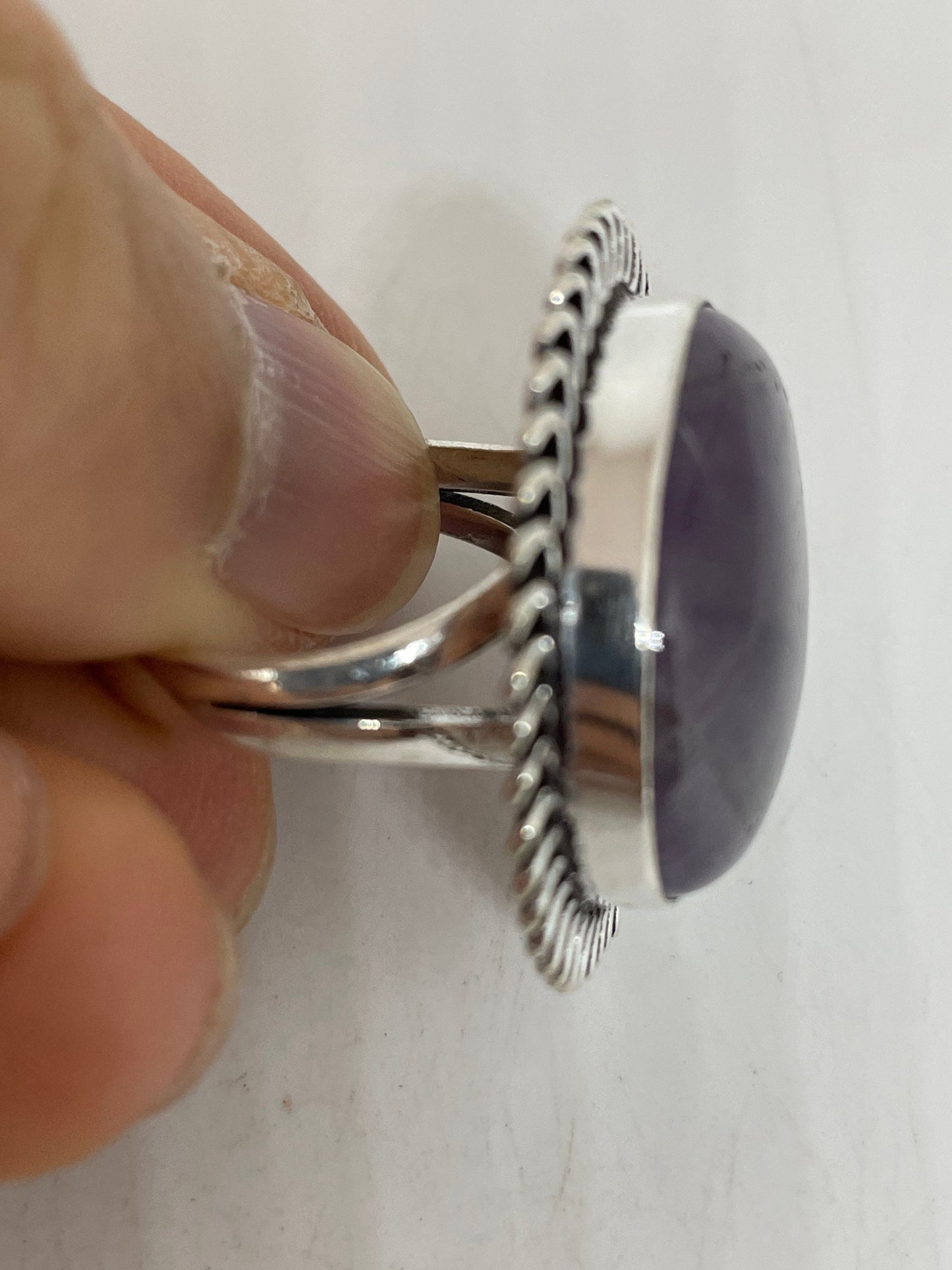 Vintage Purple Genuine Amethyst Ring
