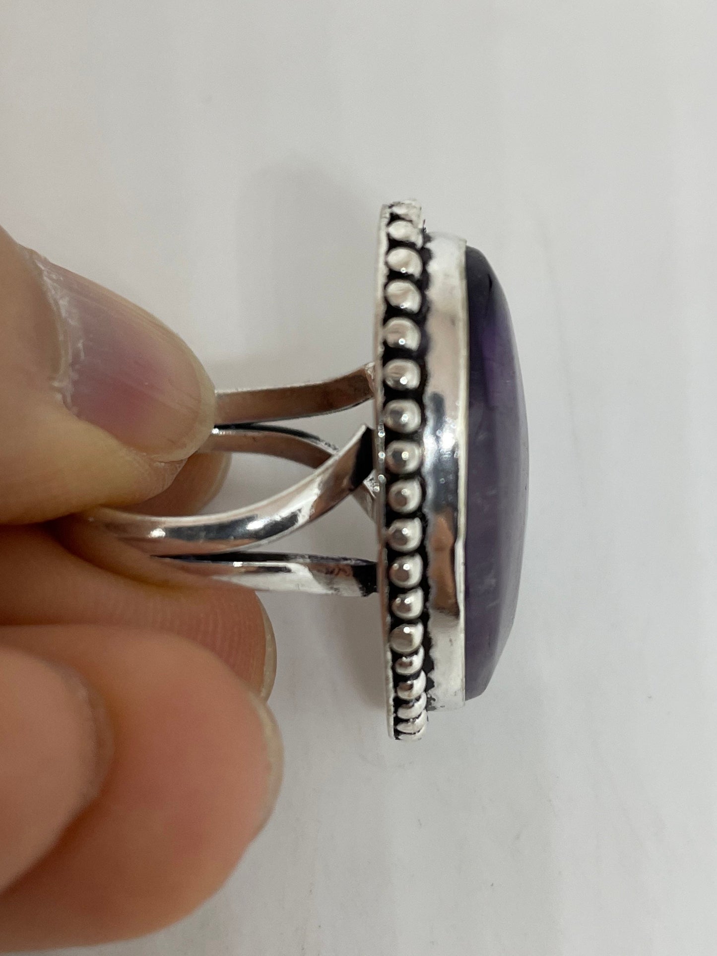 Vintage Purple Genuine Amethyst Ring