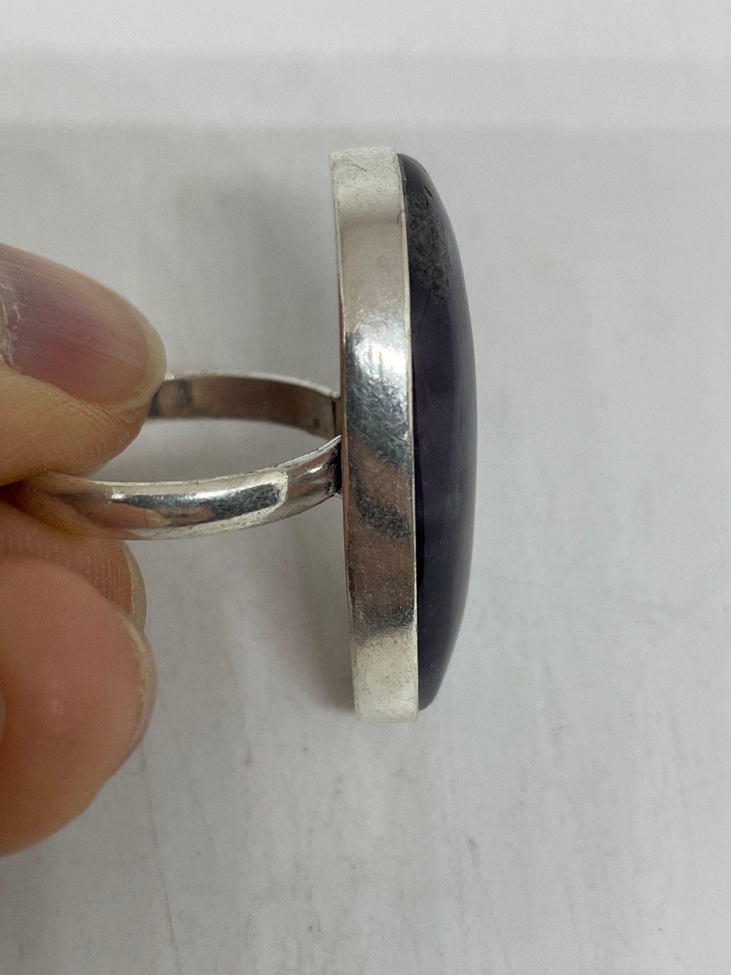 Vintage Purple Genuine Amethyst Ring