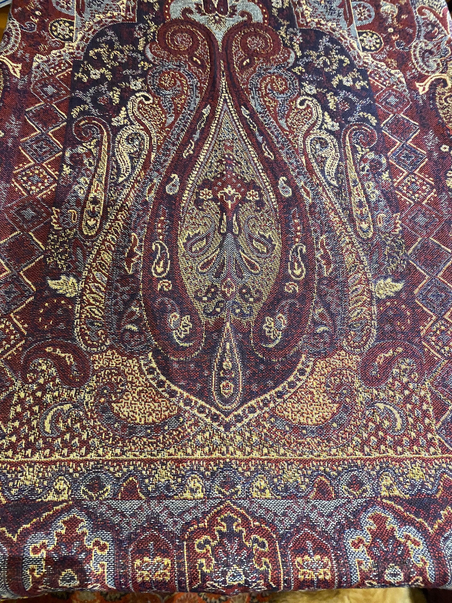 Paisley Brocade Pashmina Scarf Wrap Shawl