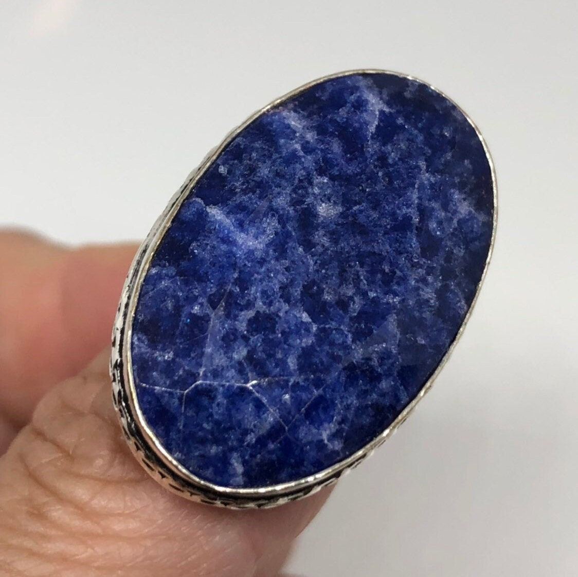 Vintage Blue Genuine Lapis Lazuli Ring