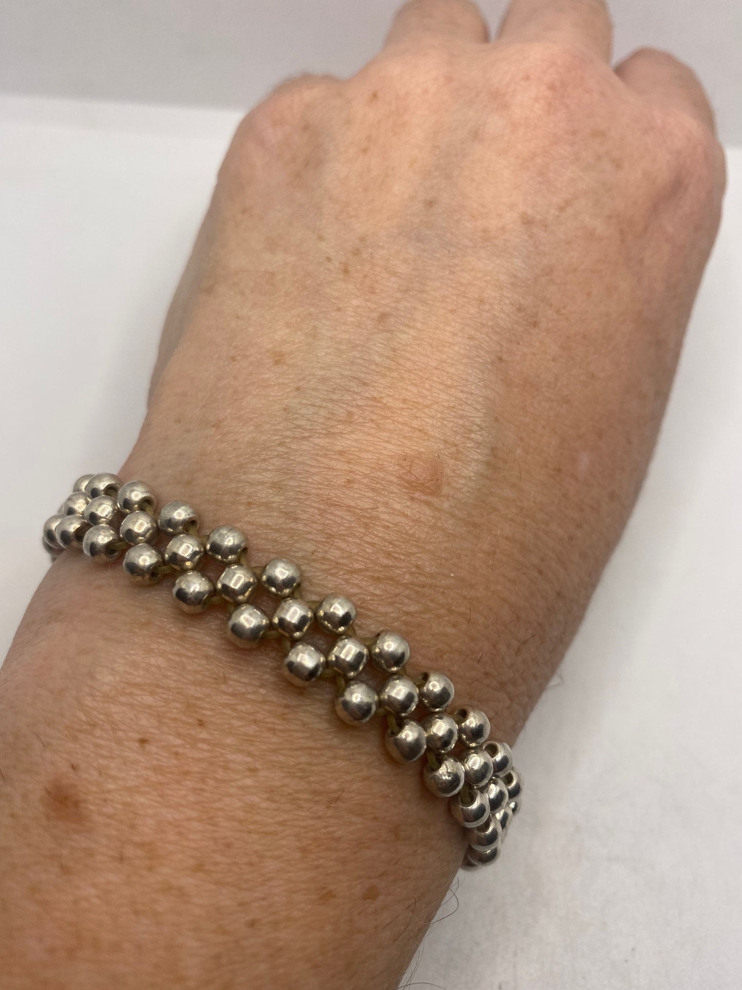 Vintage 925 Sterling Silver Chain Link Bracelet
