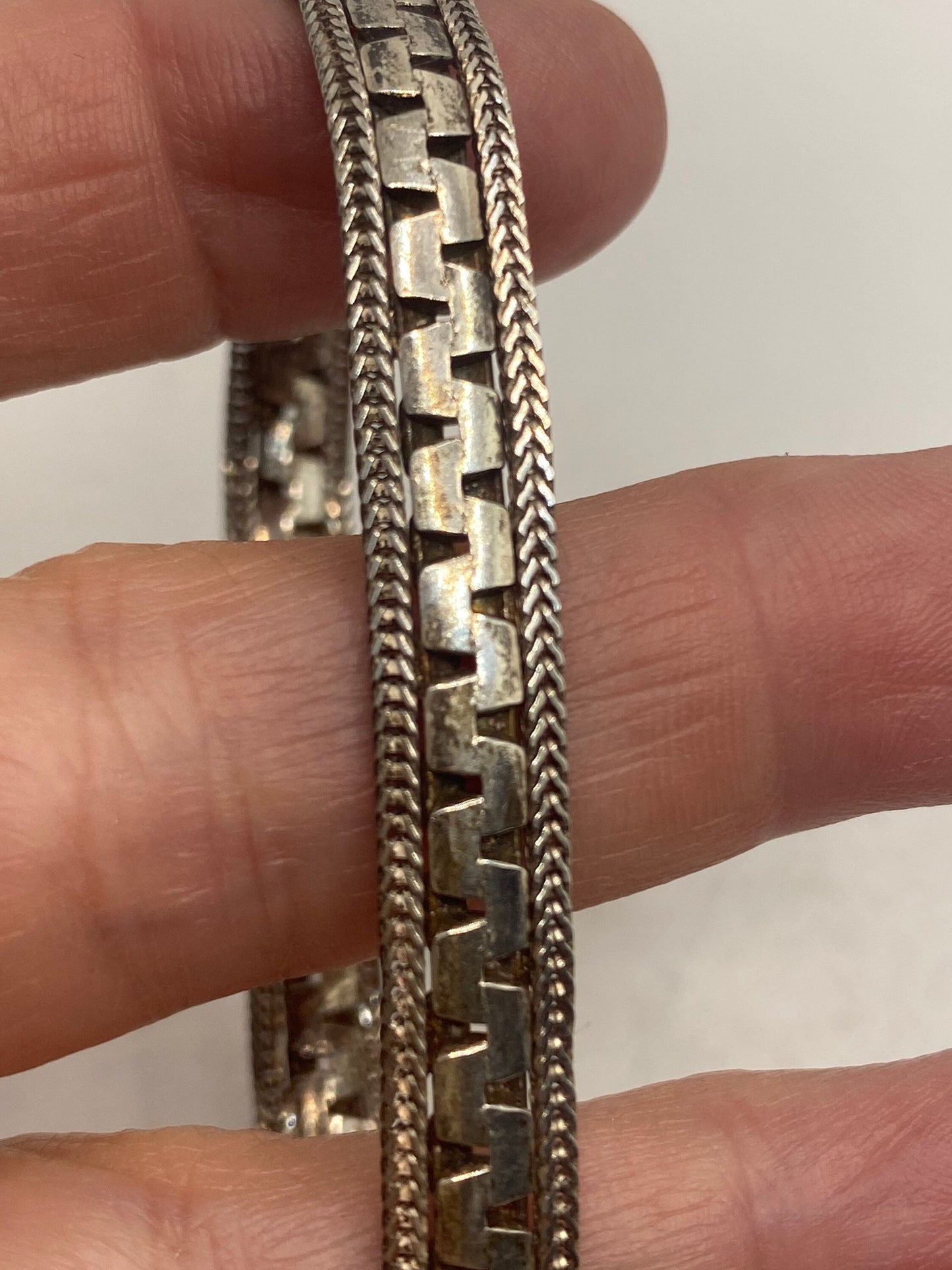 Vintage 925 Sterling Silver Chain Link Bracelet