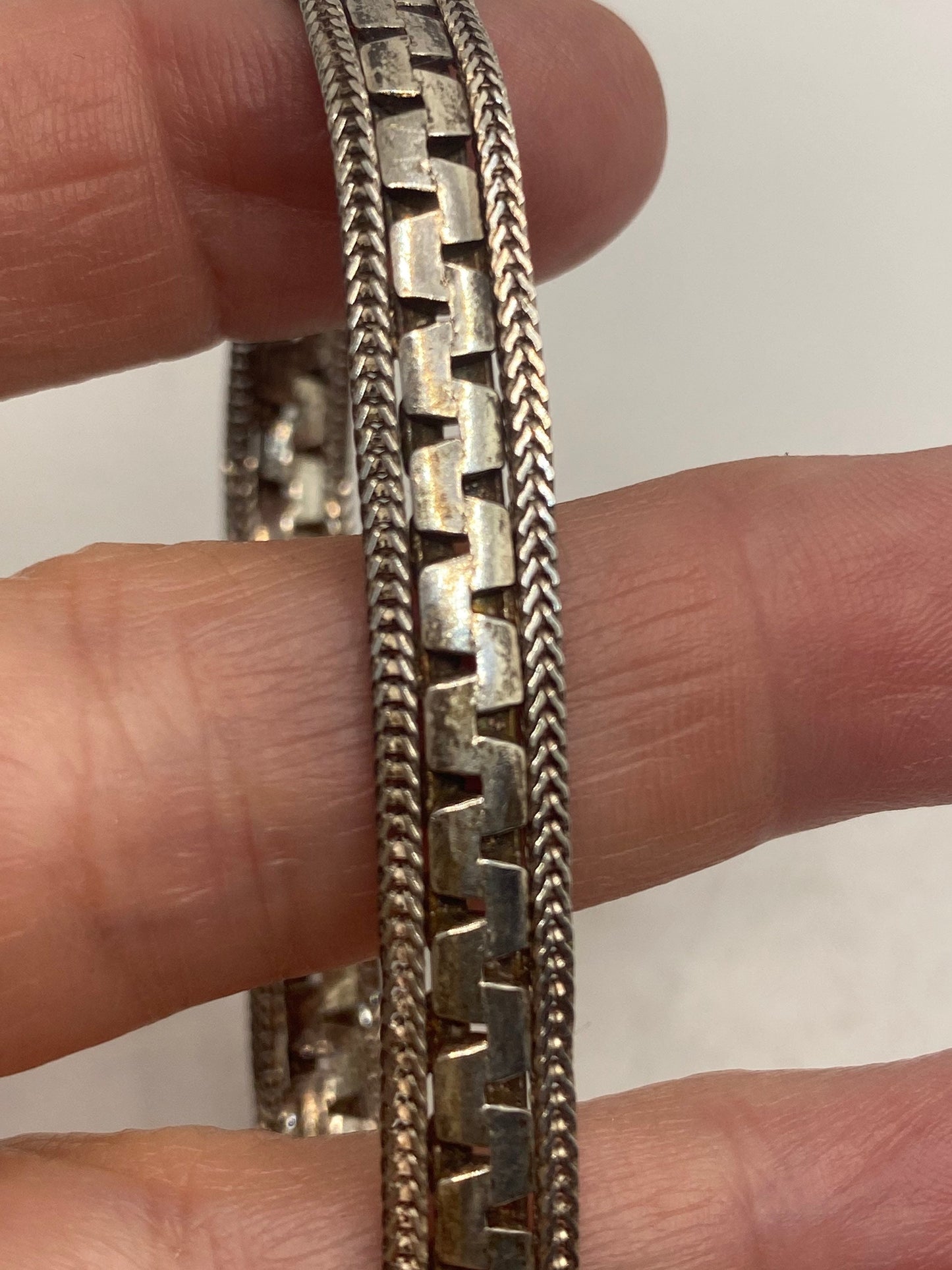 Vintage 925 Sterling Silver Chain Link Bracelet