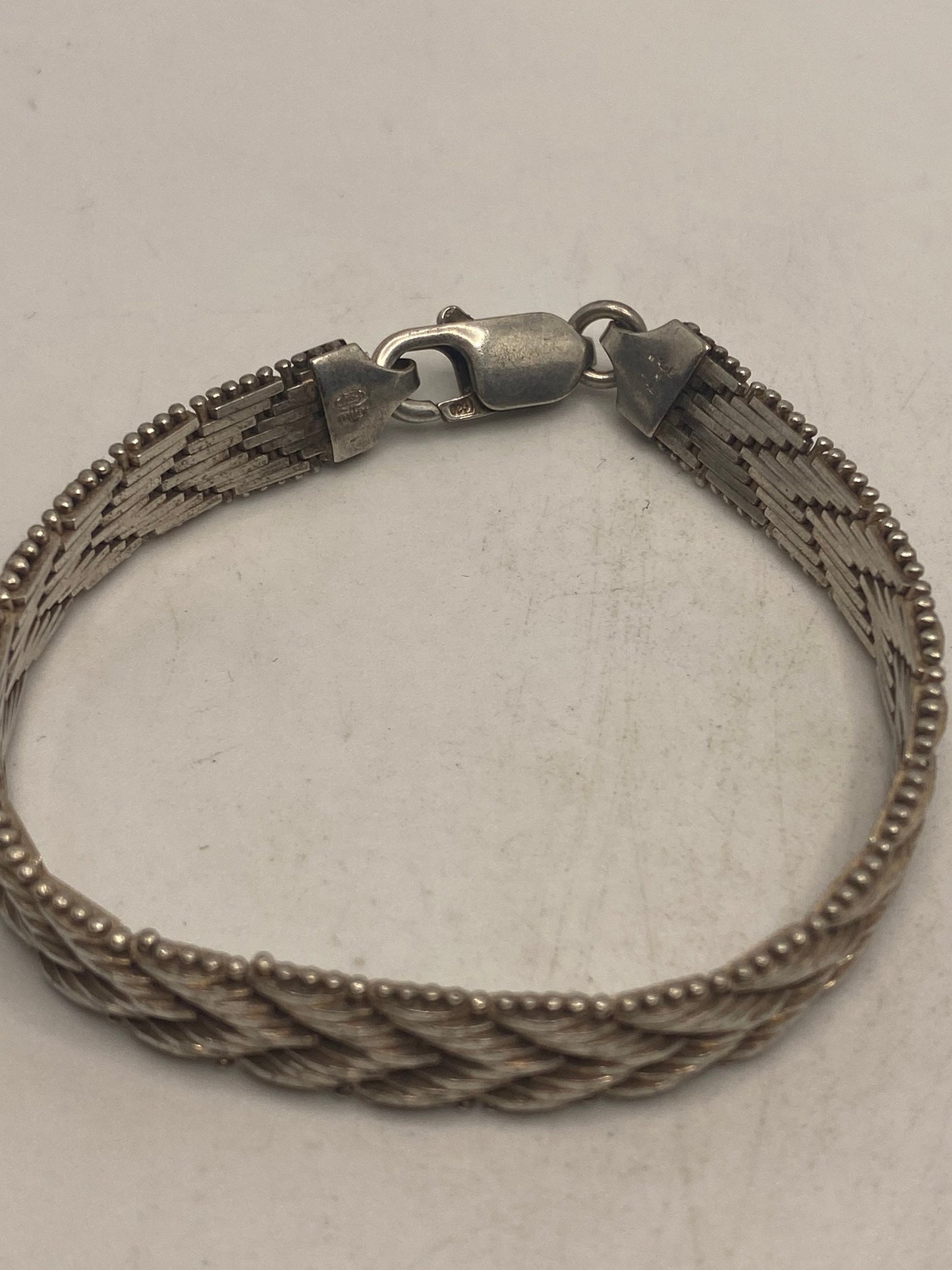 Vintage 925 Sterling Silver Chain Link Bracelet