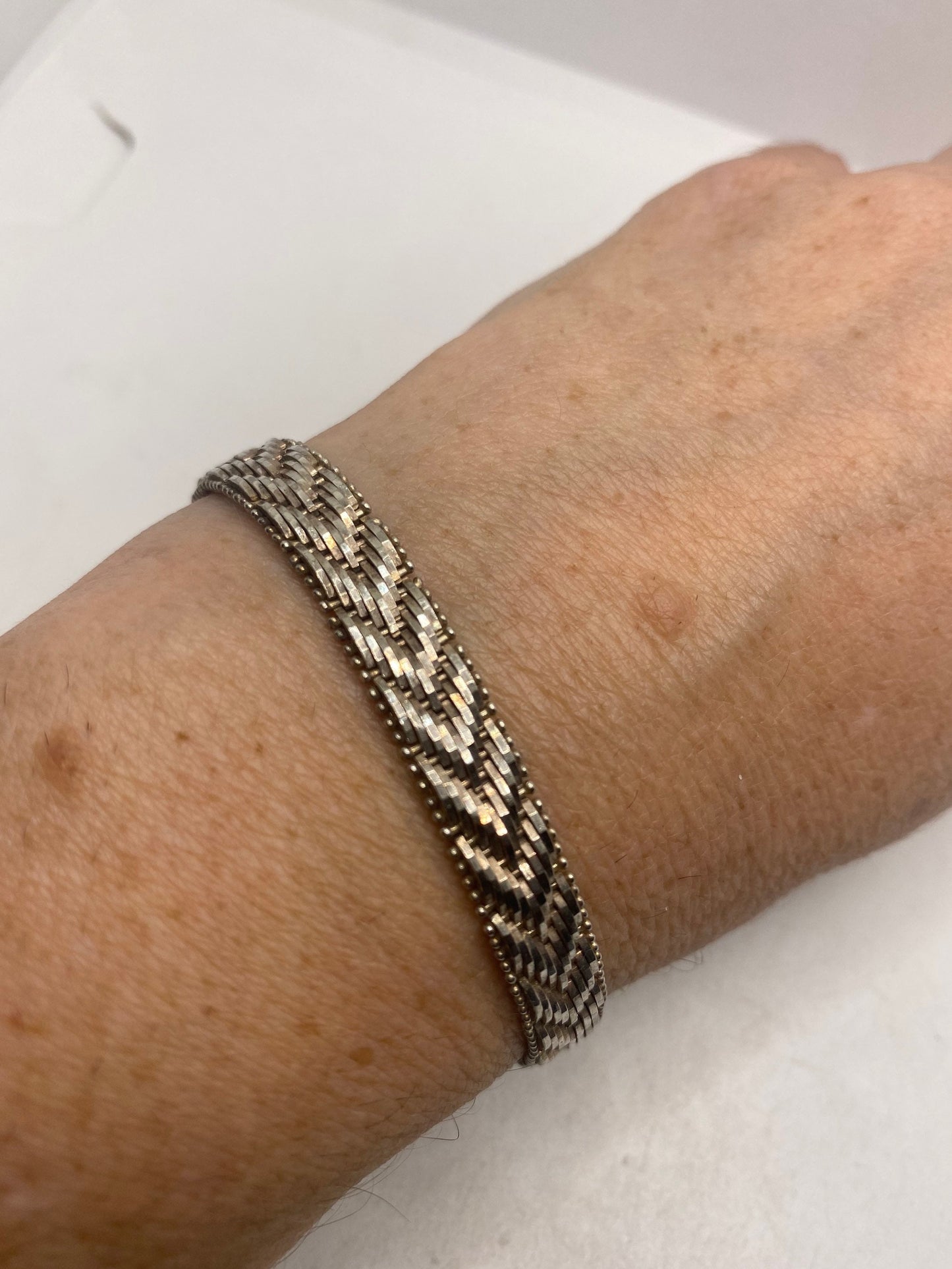 Vintage 925 Sterling Silver Chain Link Bracelet