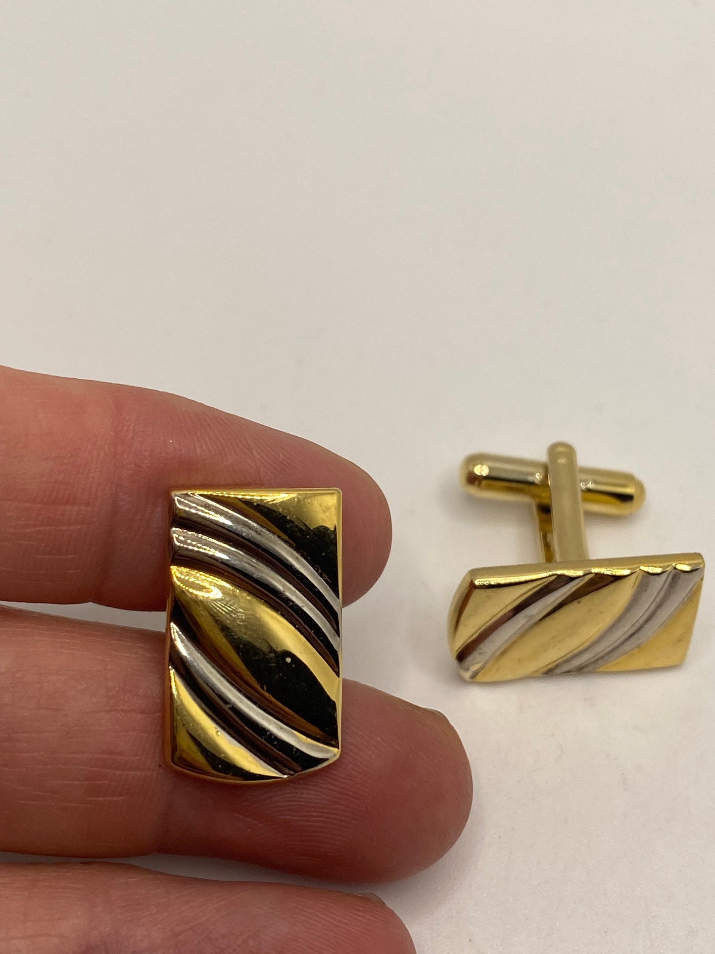 Vintage Golden Cuff Links