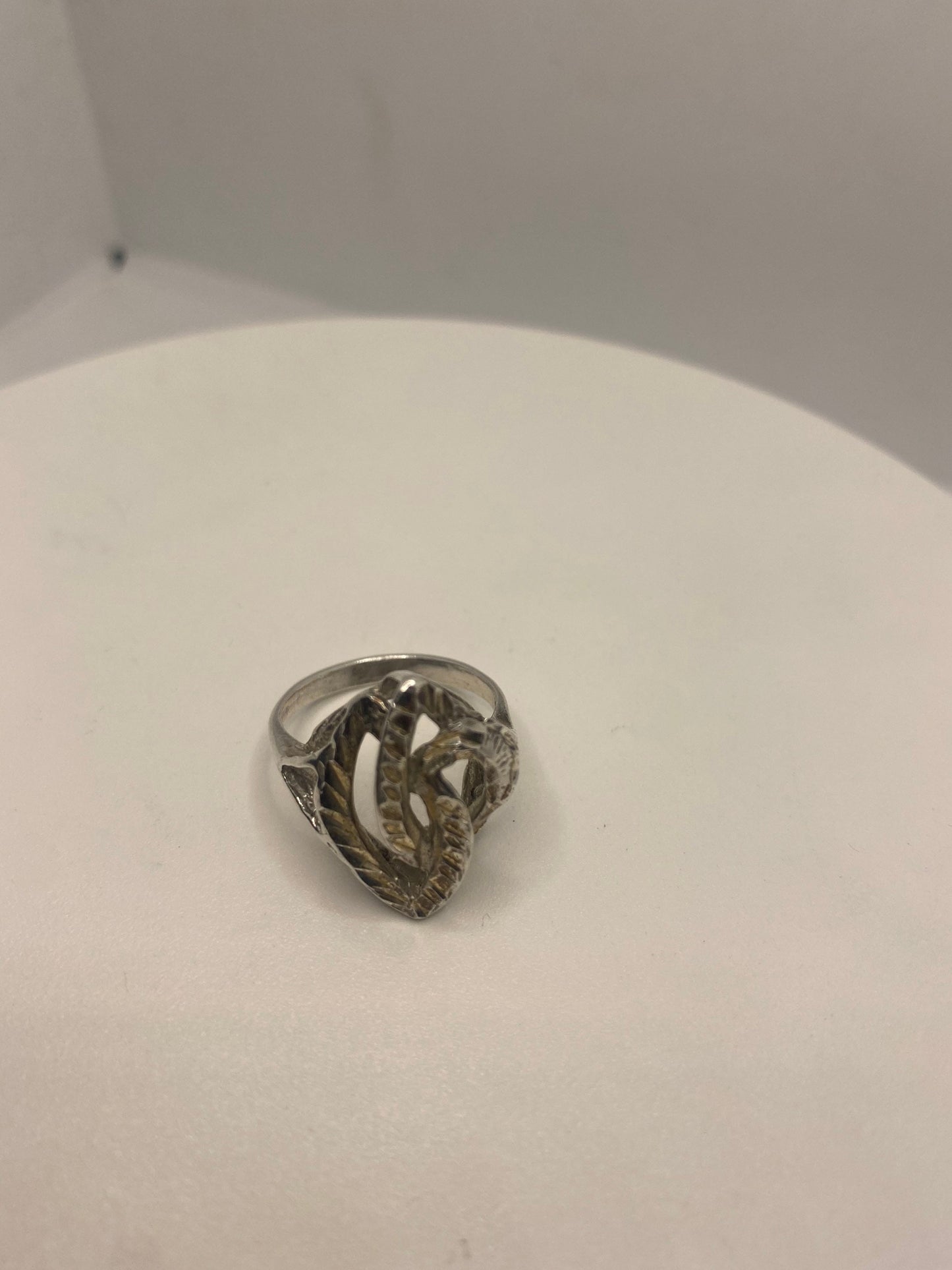 Vintage 925 Sterling Silver Filigree Ring