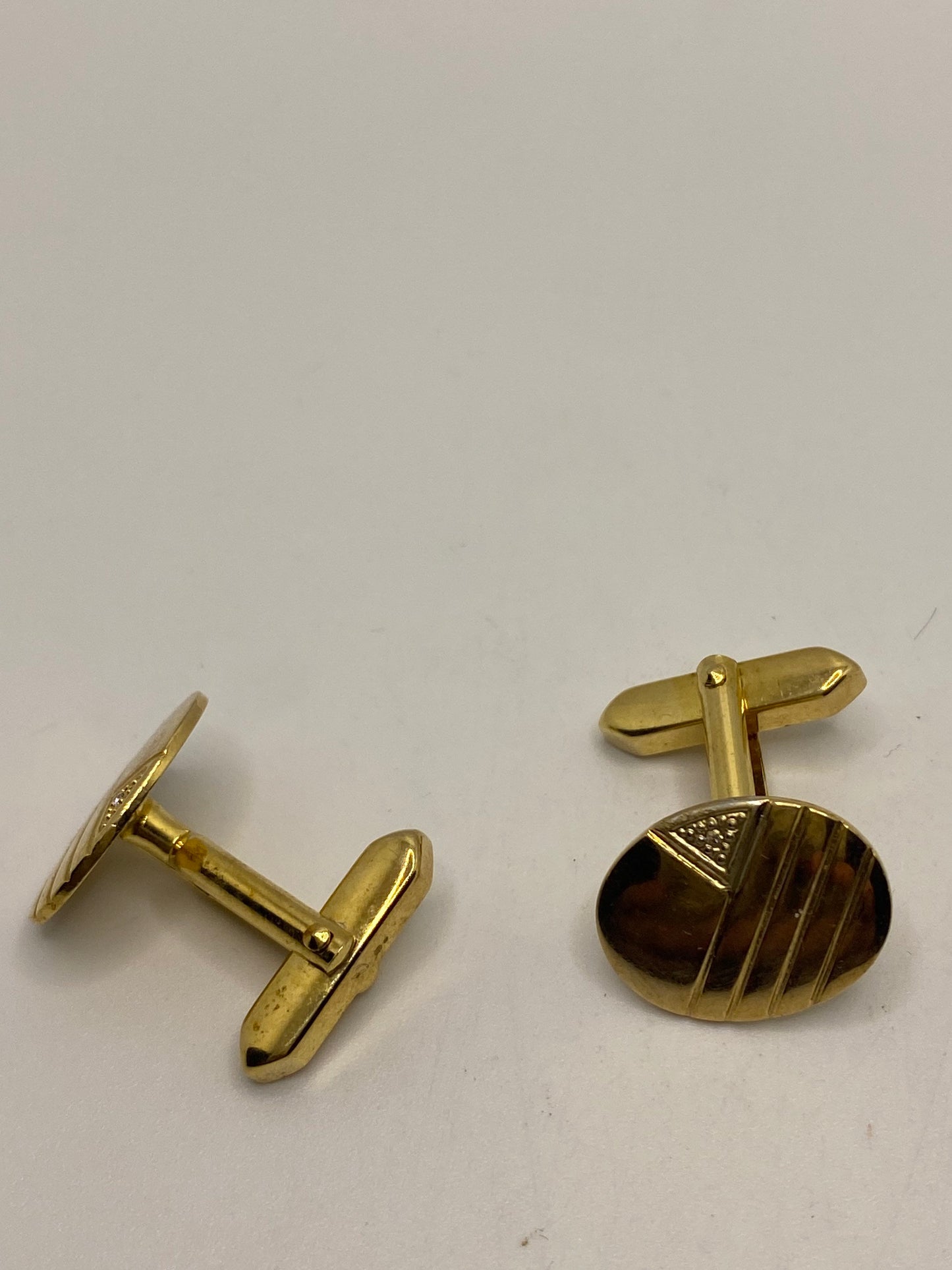 Vintage Golden Cuff Links