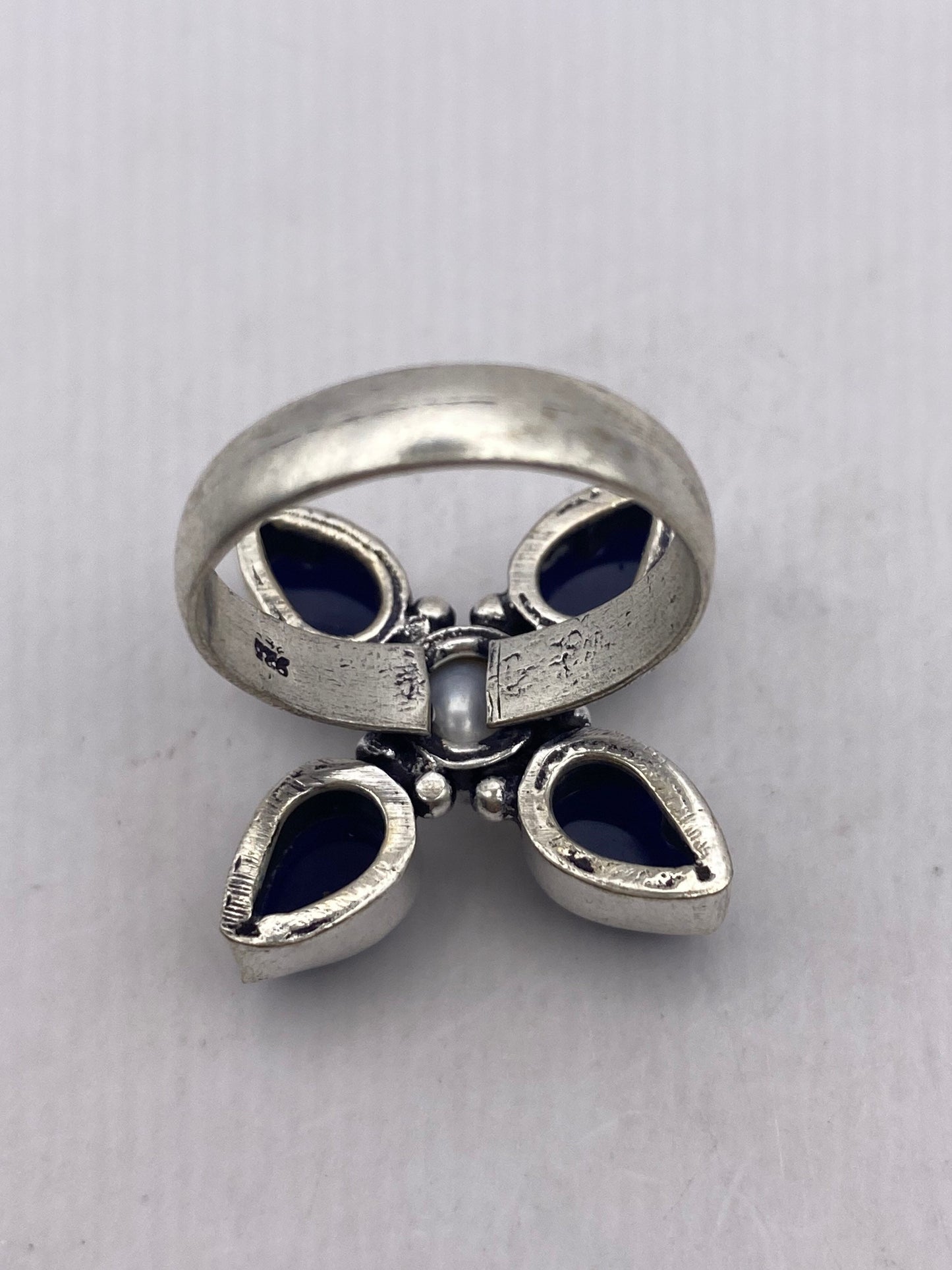 Vintage Blue Genuine Lapis Lazuli Ring