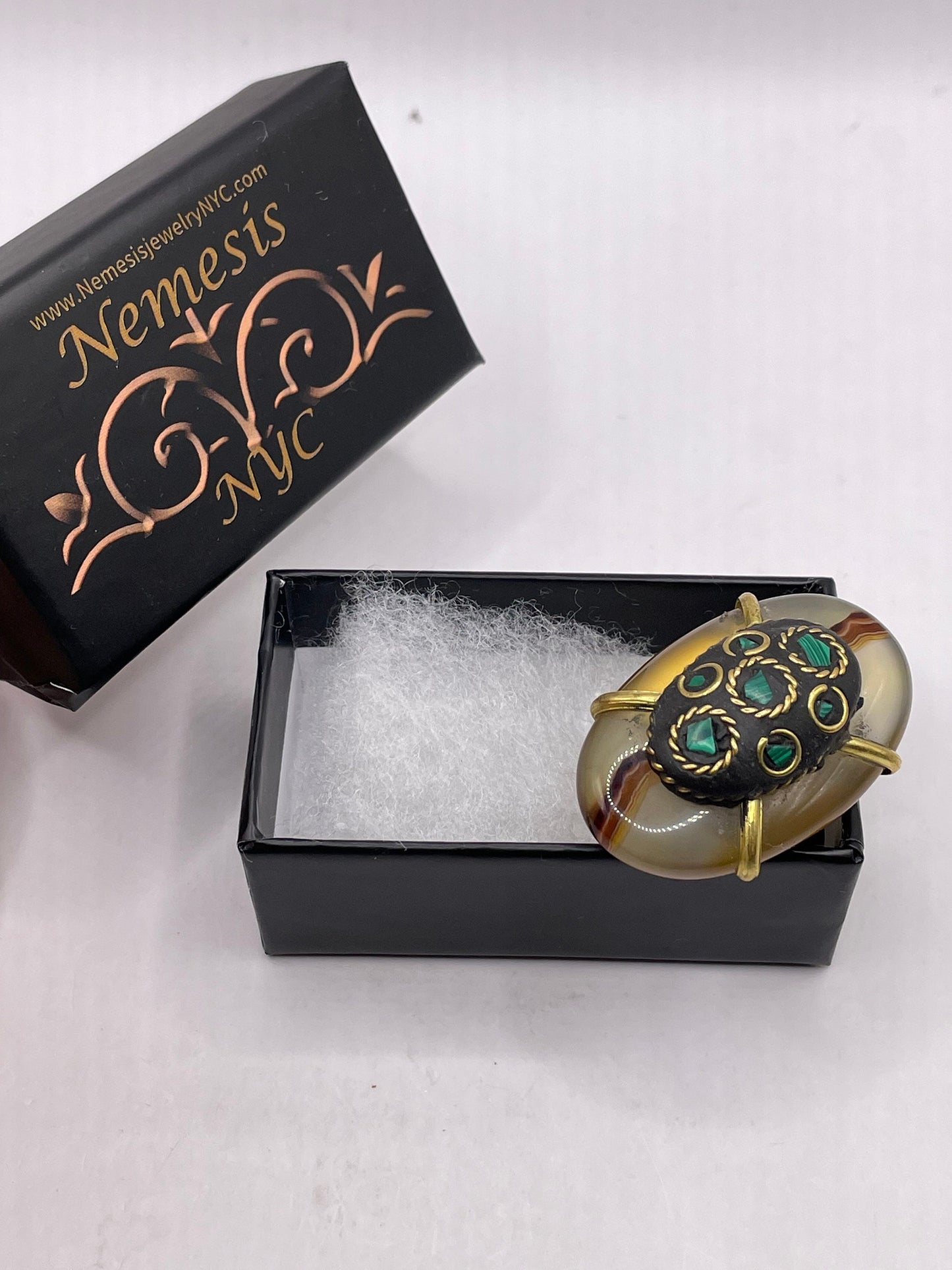 Vintage Genuine Red Jasper Statement Ring