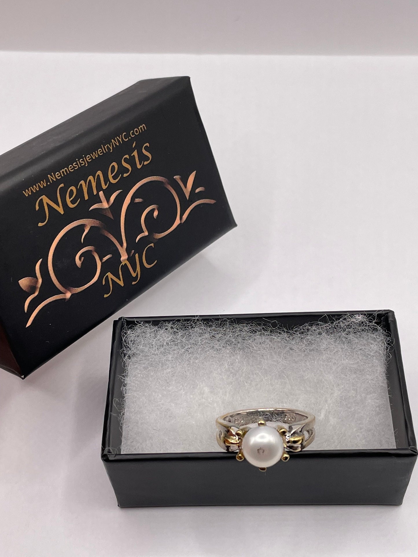 Vintage Cultured Pearl 925 Sterling Silver Ring