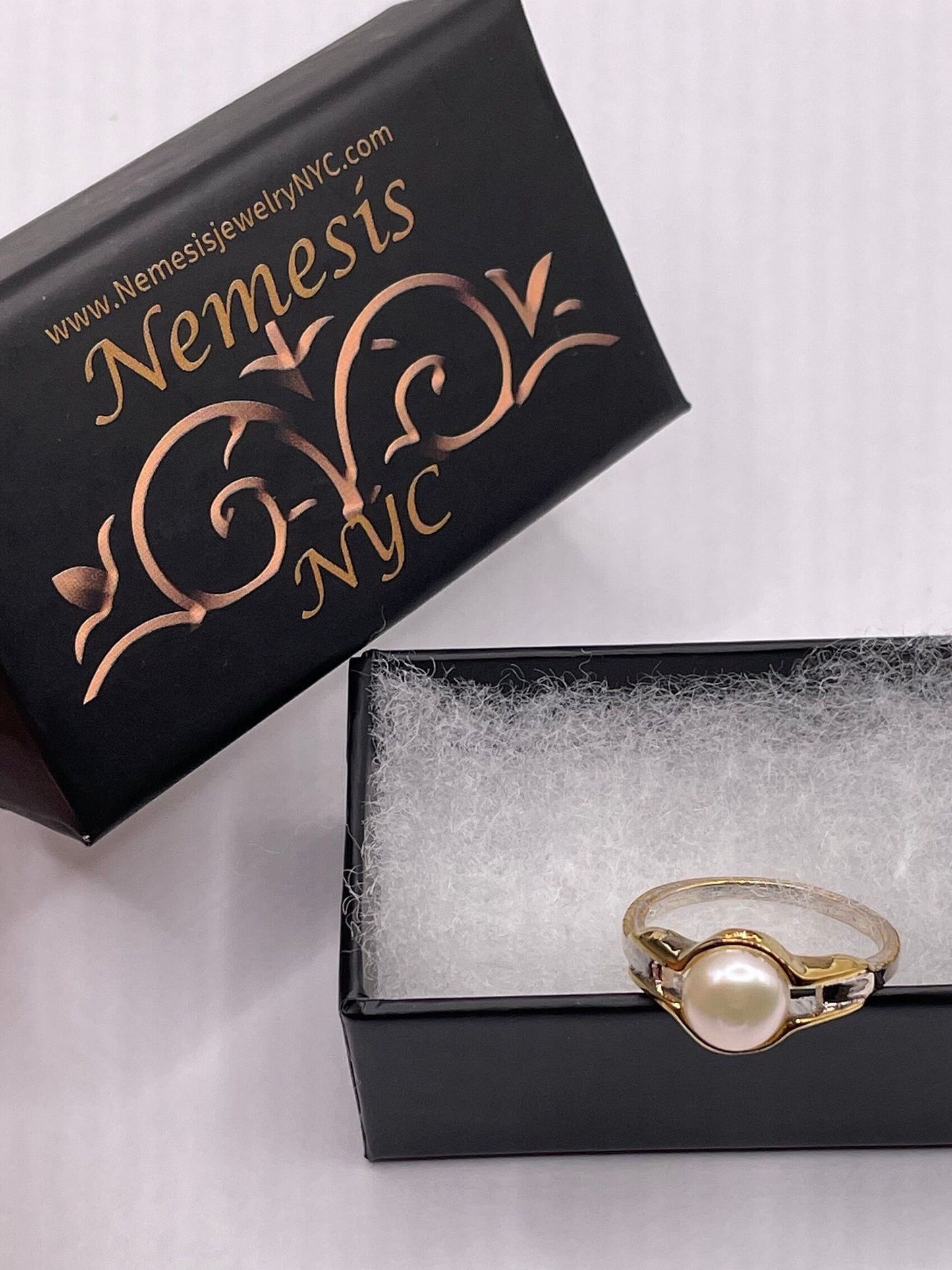 Vintage Cultured Pearl 925 Sterling Silver Ring