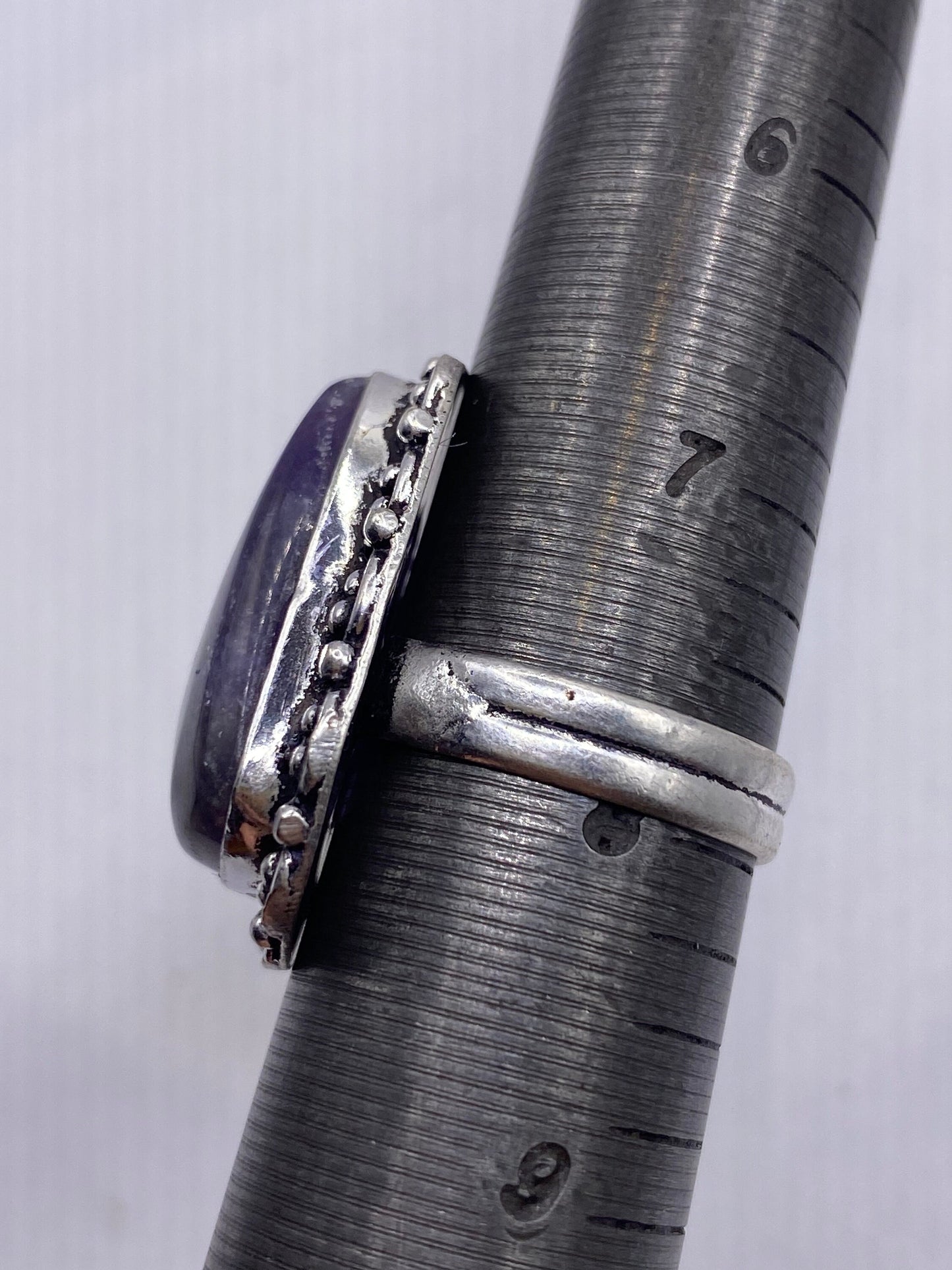 Vintage Genuine Purple Amethyst Ring