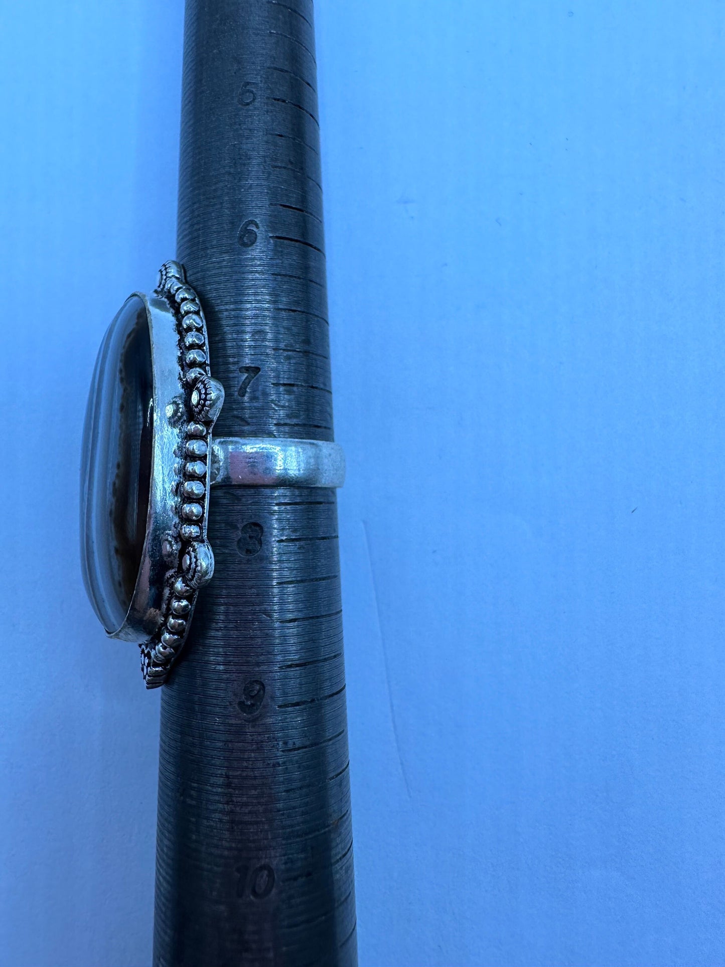 Vintage Genuine Brown Jasper Ring