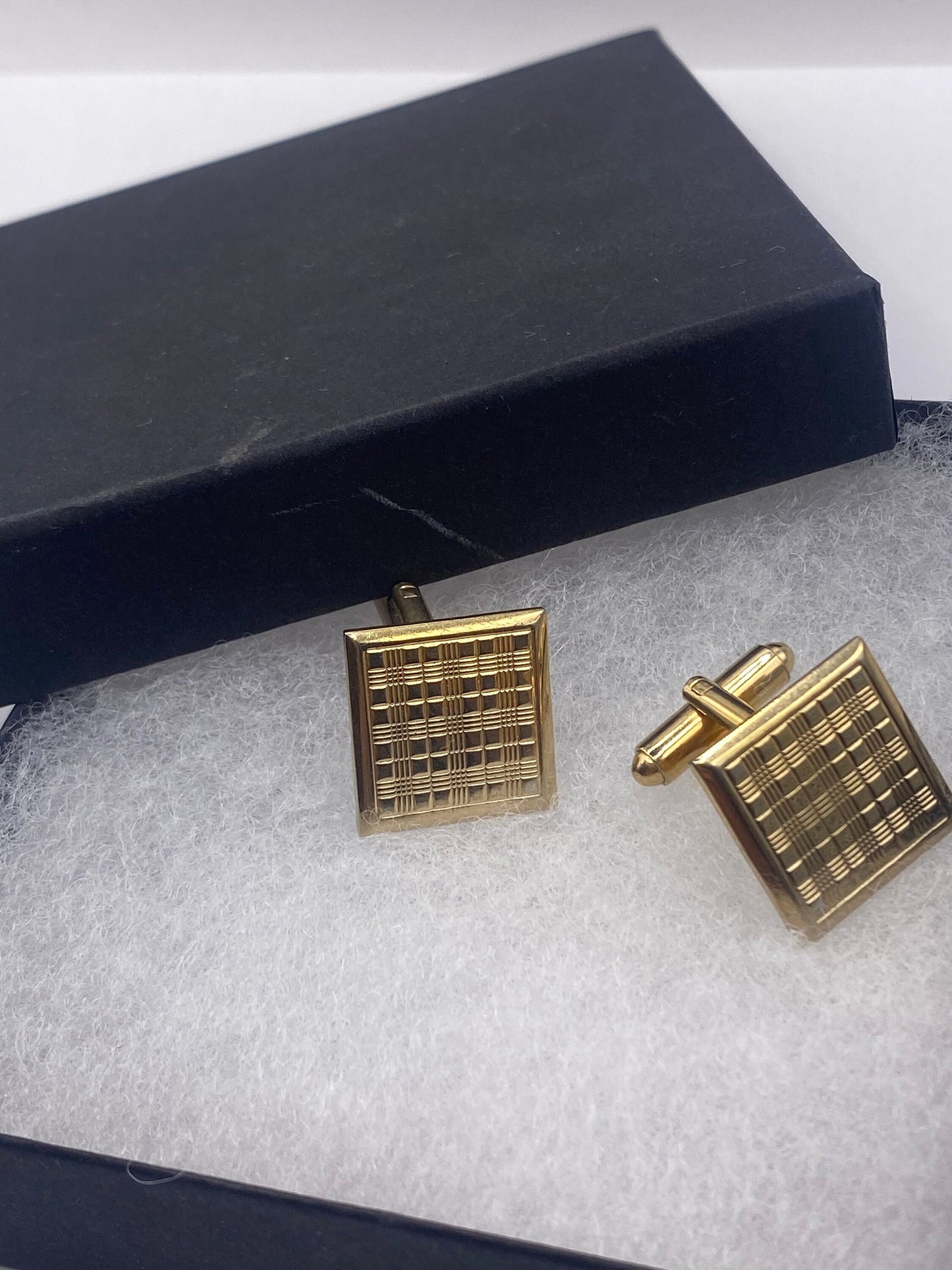 Vintage Golden Cuff Links