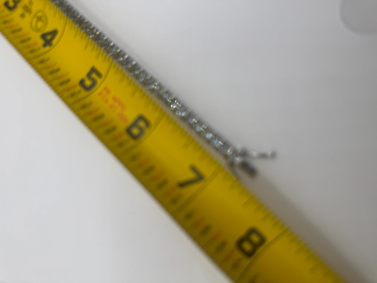 Vintage Blue Topaz 925 Sterling Silver Tennis Bracelet