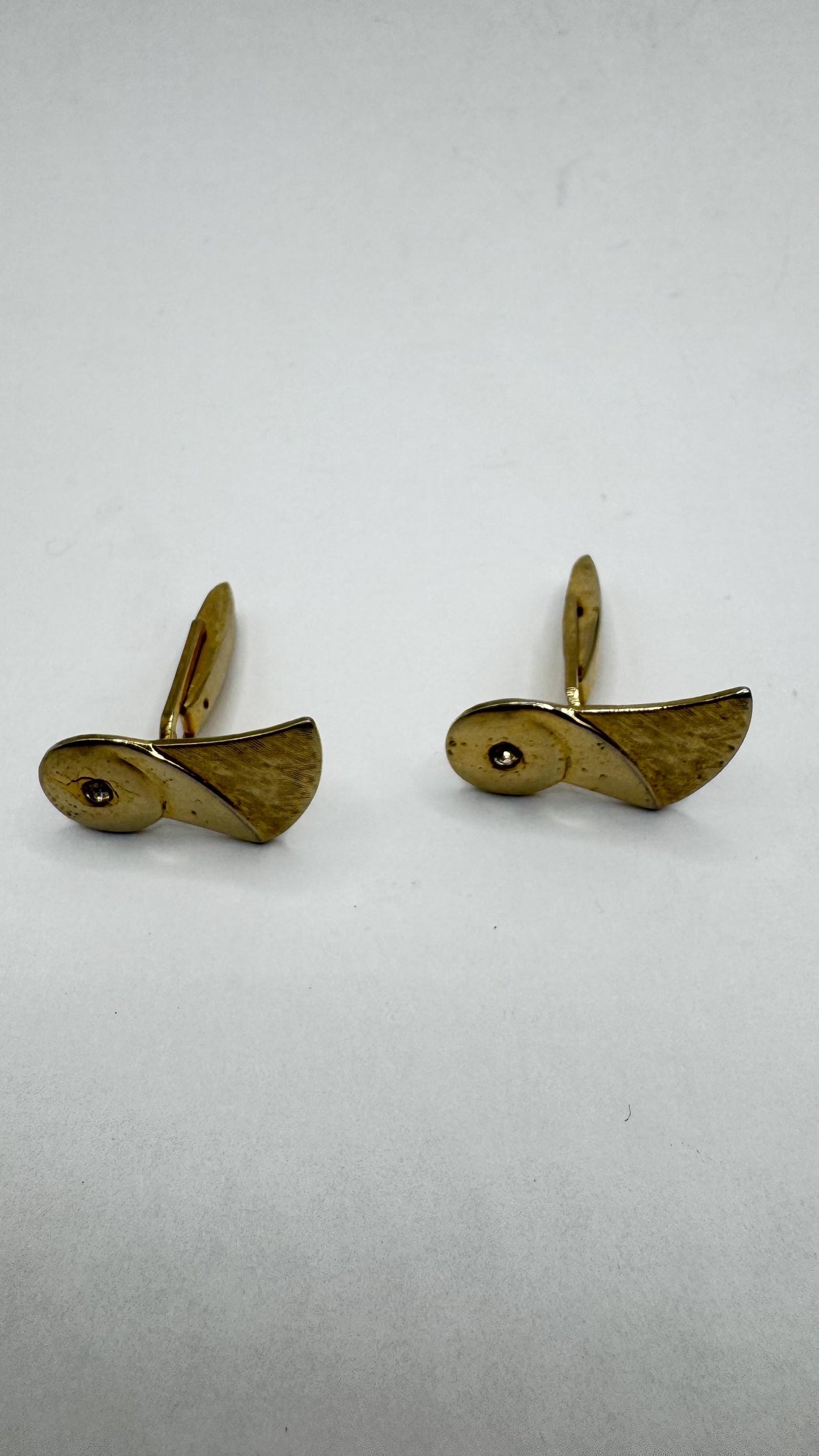 Vintage Golden Cuff Links