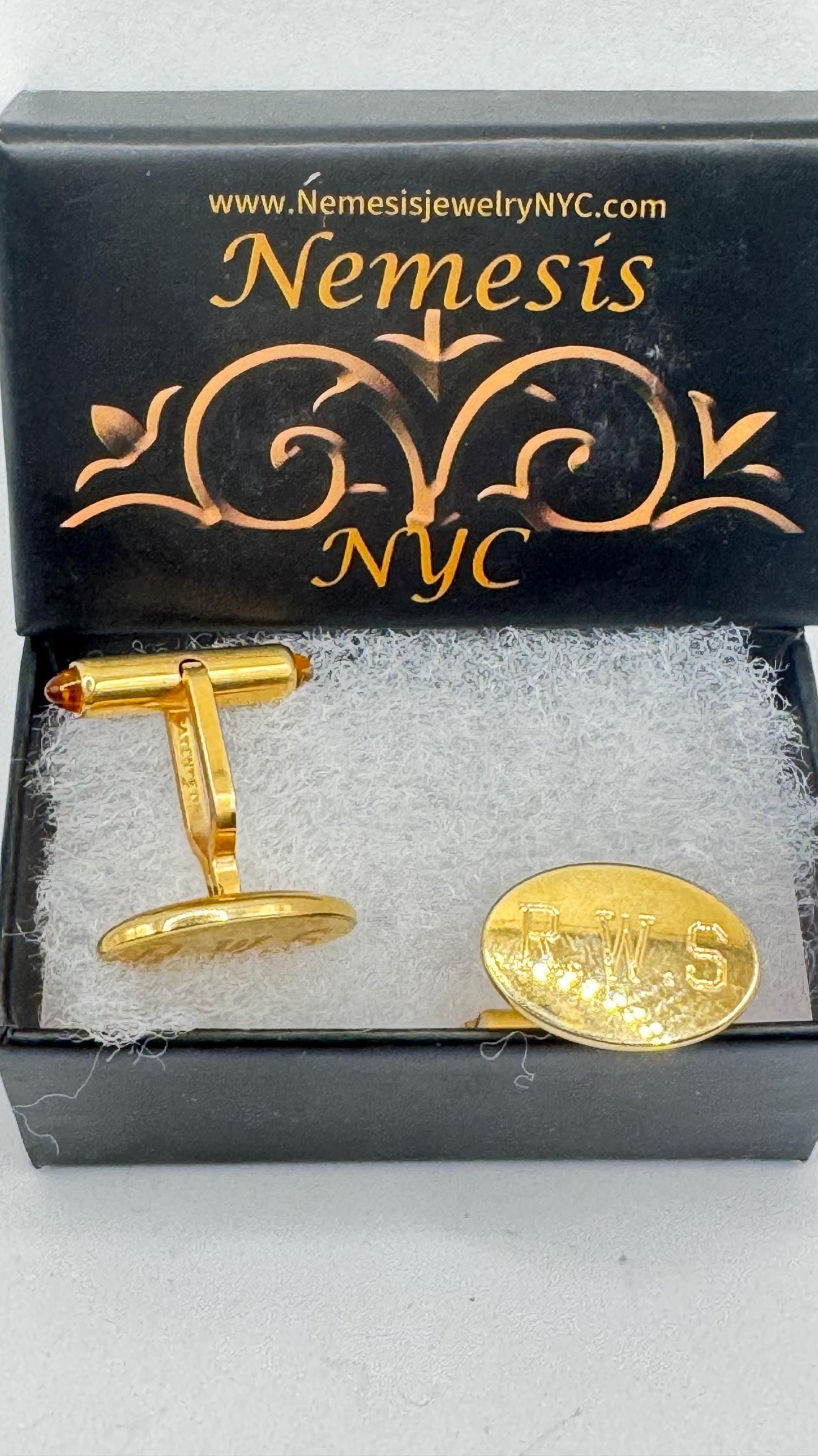 Vintage RSW Gold Filled Cuff Links