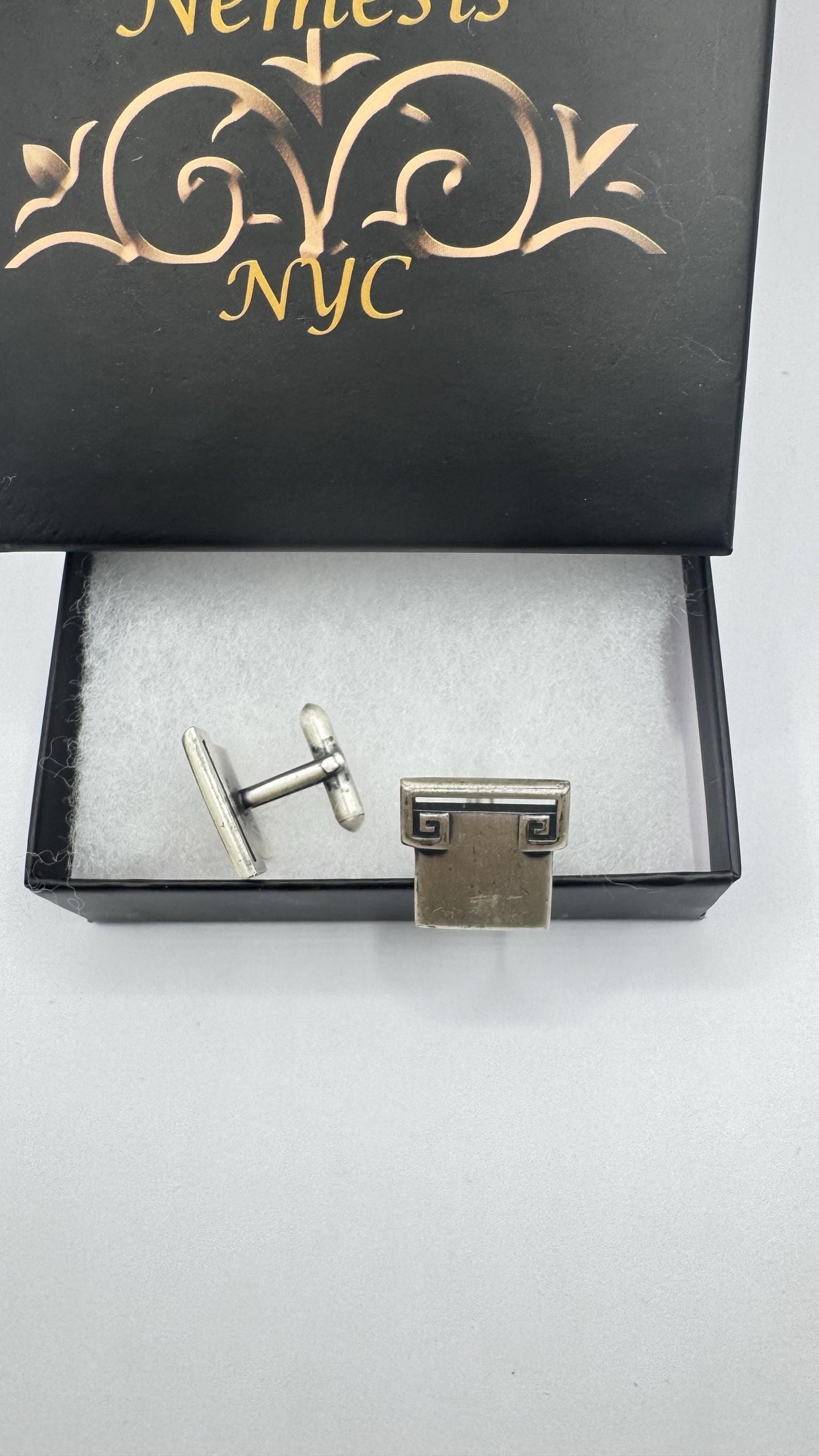 Vintage Golden Monogram Innitial Cuff Links